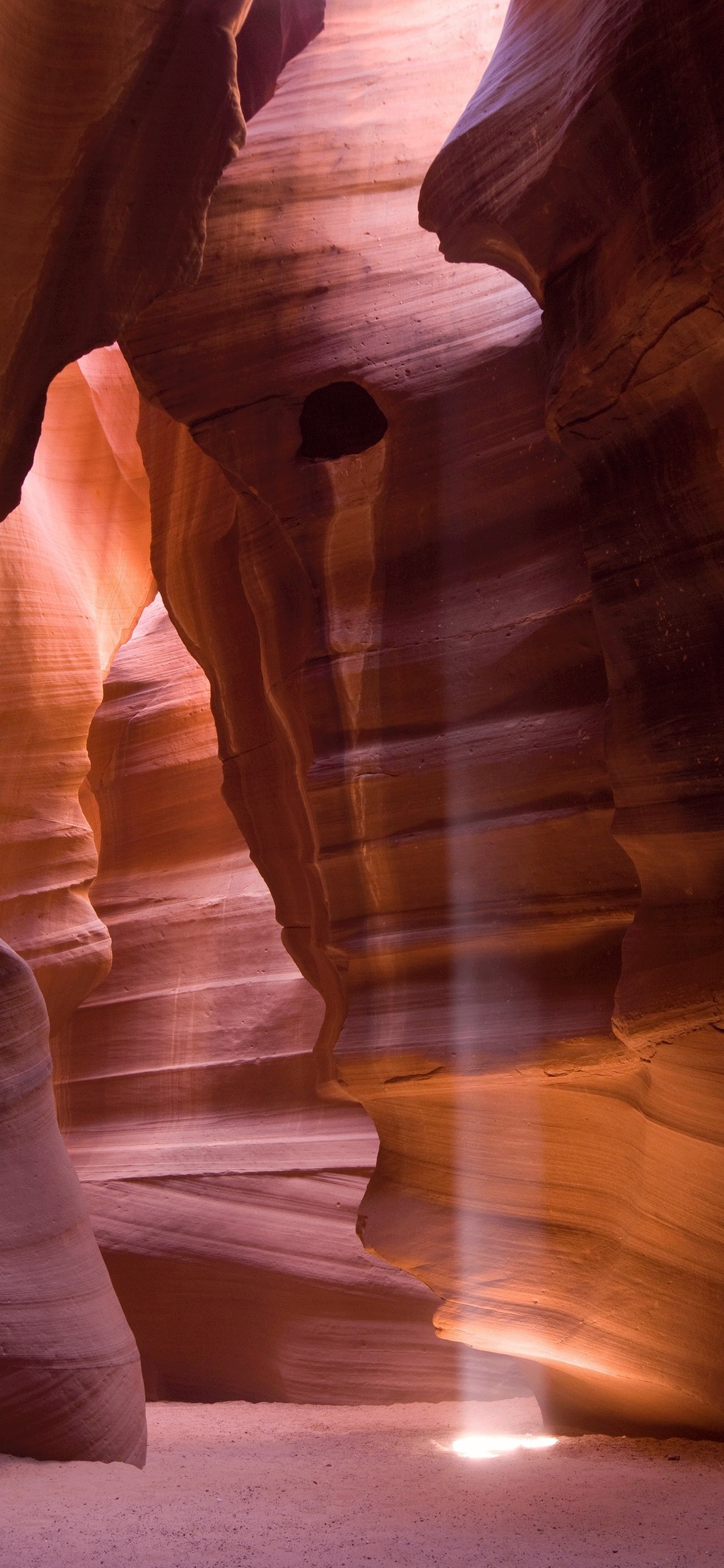 Antelope Canyon, Stunning natural formation, Arizona wonder, Earth's beauty, 1250x2690 HD Phone