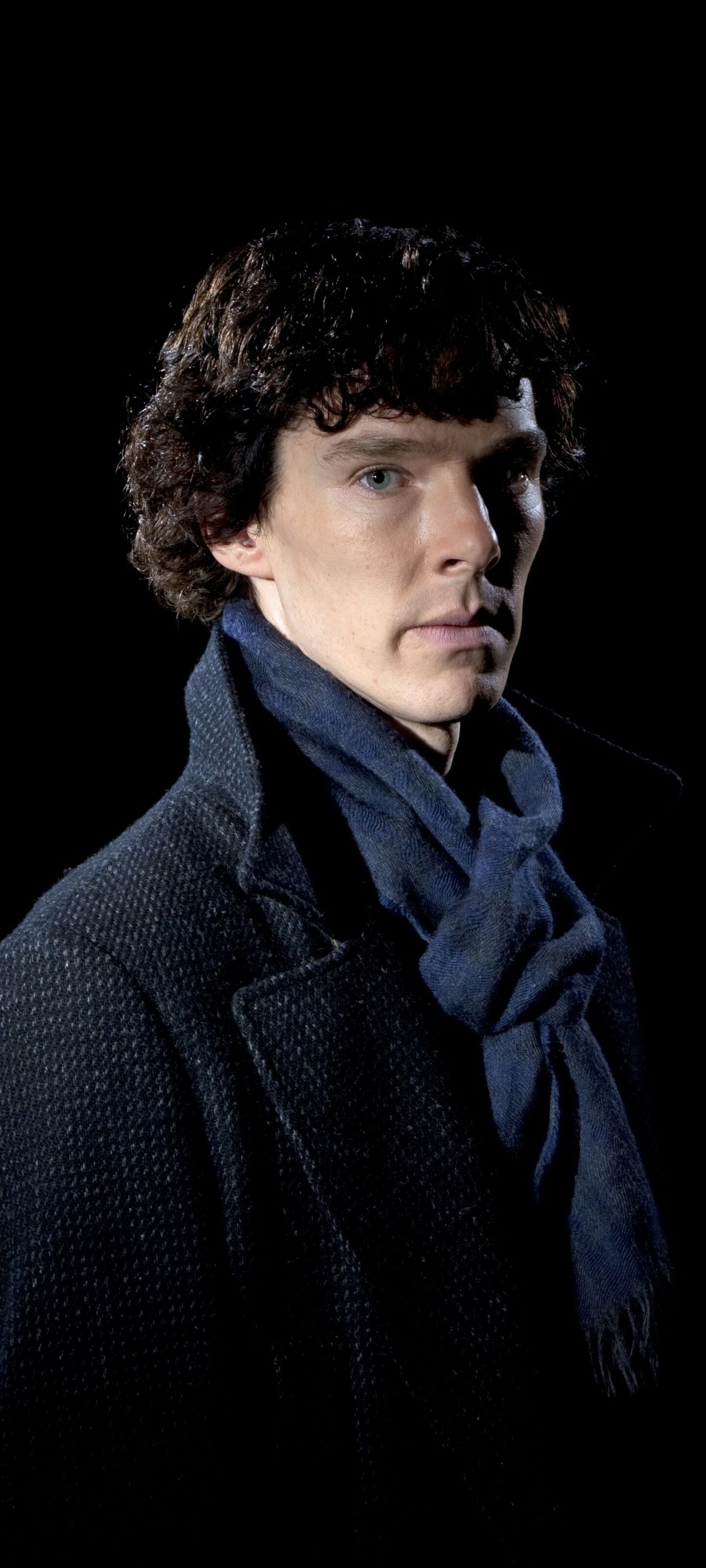 Sherlock (TV Series): "Consulting detective" Sherlock Holmes. 1440x3200 HD Background.