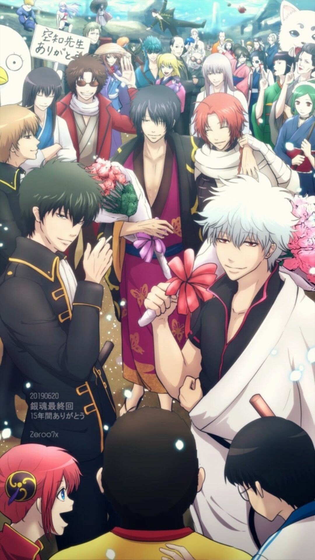 Gintama: The Final: The film adapts the finale of the original manga, combined with new story elements. 1080x1920 Full HD Wallpaper.