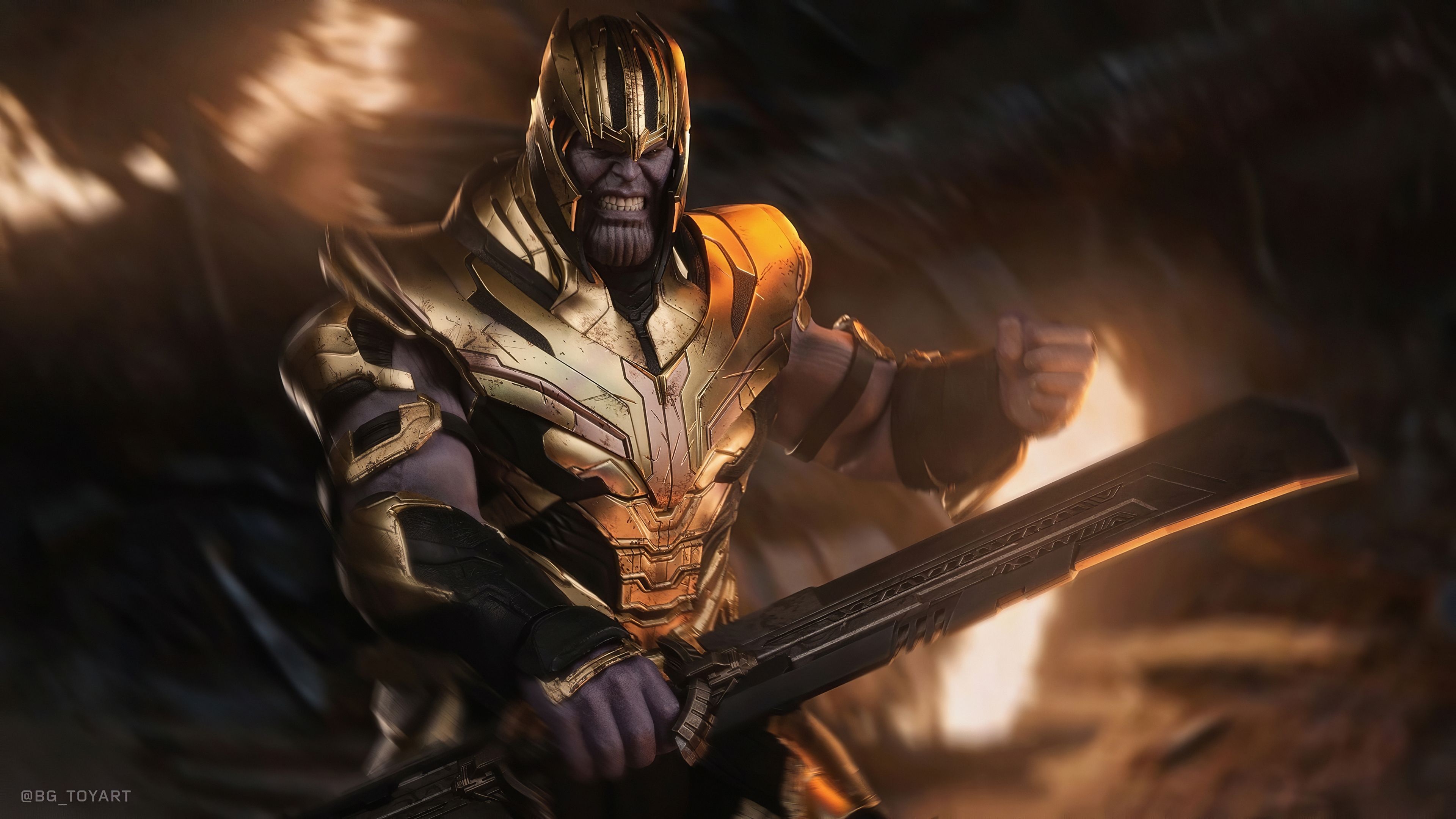 Thanos, 2020 art, Superhero wallpapers, Marvel's iconic character, 3840x2160 4K Desktop