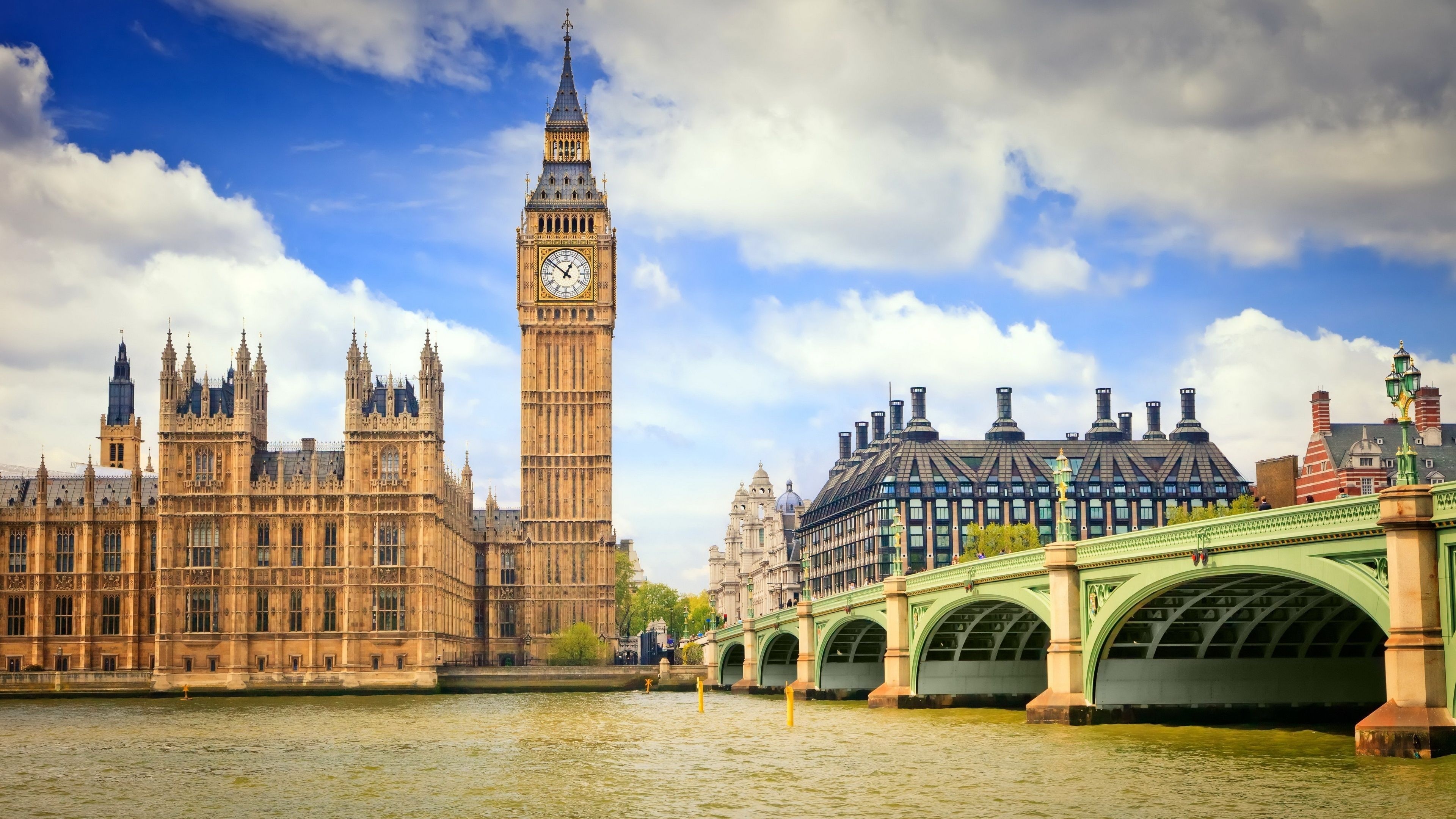 Big Ben London, England's pride, Famous landmarks, Cultural heritage, 3840x2160 4K Desktop