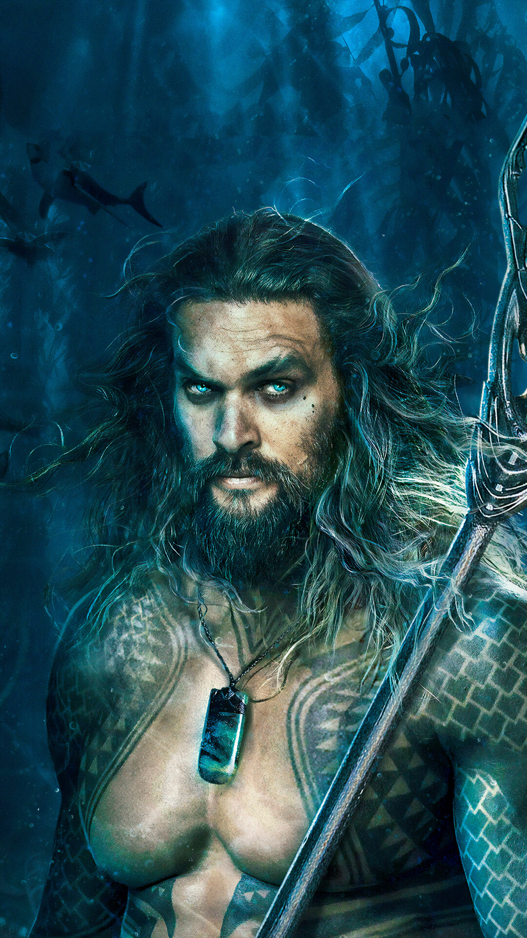 Aquaman and the Lost Kingdom: A superhero appearing in American comic books published by DC Comics. 1080x1920 Full HD Wallpaper.