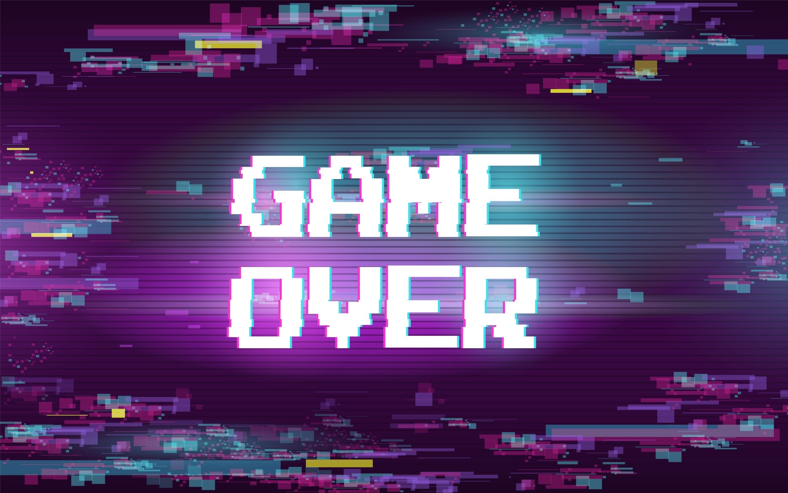 Game Over, High-definition, Crystal clear, Vibrant colors, 2560x1610 HD Desktop