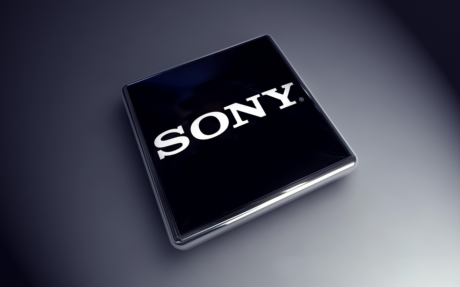 Sony, Black logo, Gray brand, Cool wallpapers, 1920x1200 HD Desktop