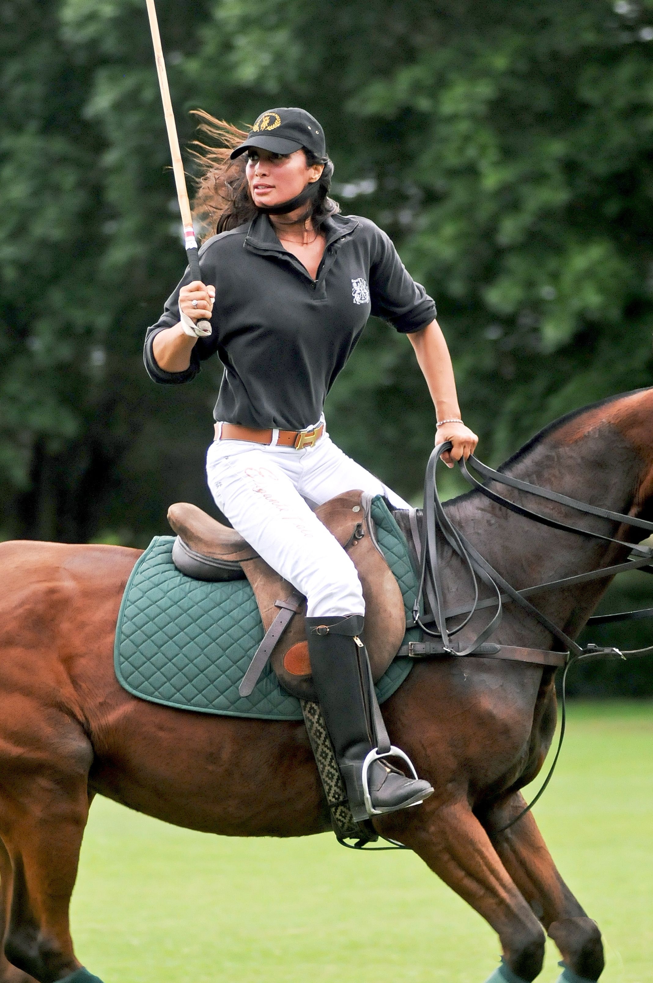 Horse Polo: Sabrina Barnett, A Native American also known as Sabrina White Horse, Equestrian sports champion. 2140x3220 HD Wallpaper.