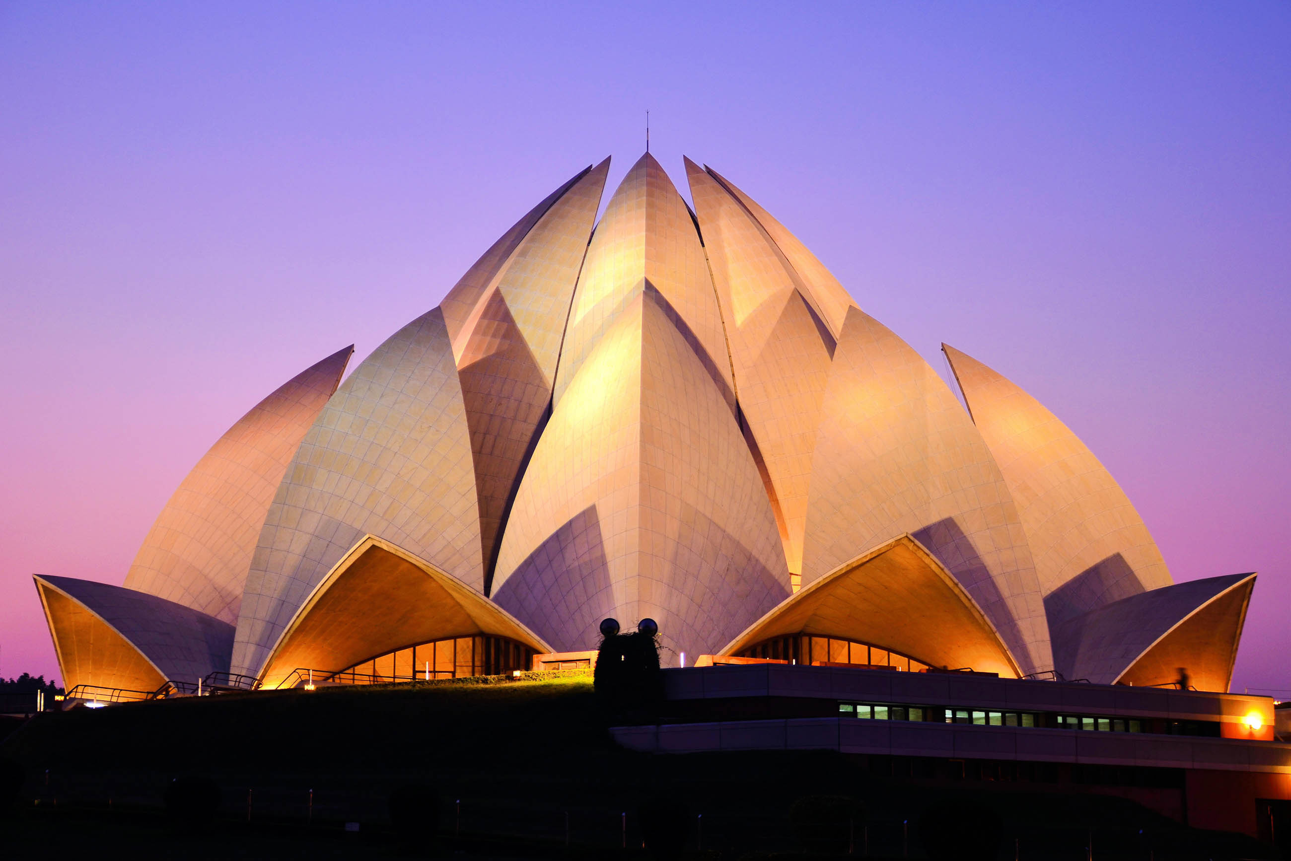 Lotus Temple, New Delhi, Travels, Captivating architecture, 2600x1740 HD Desktop
