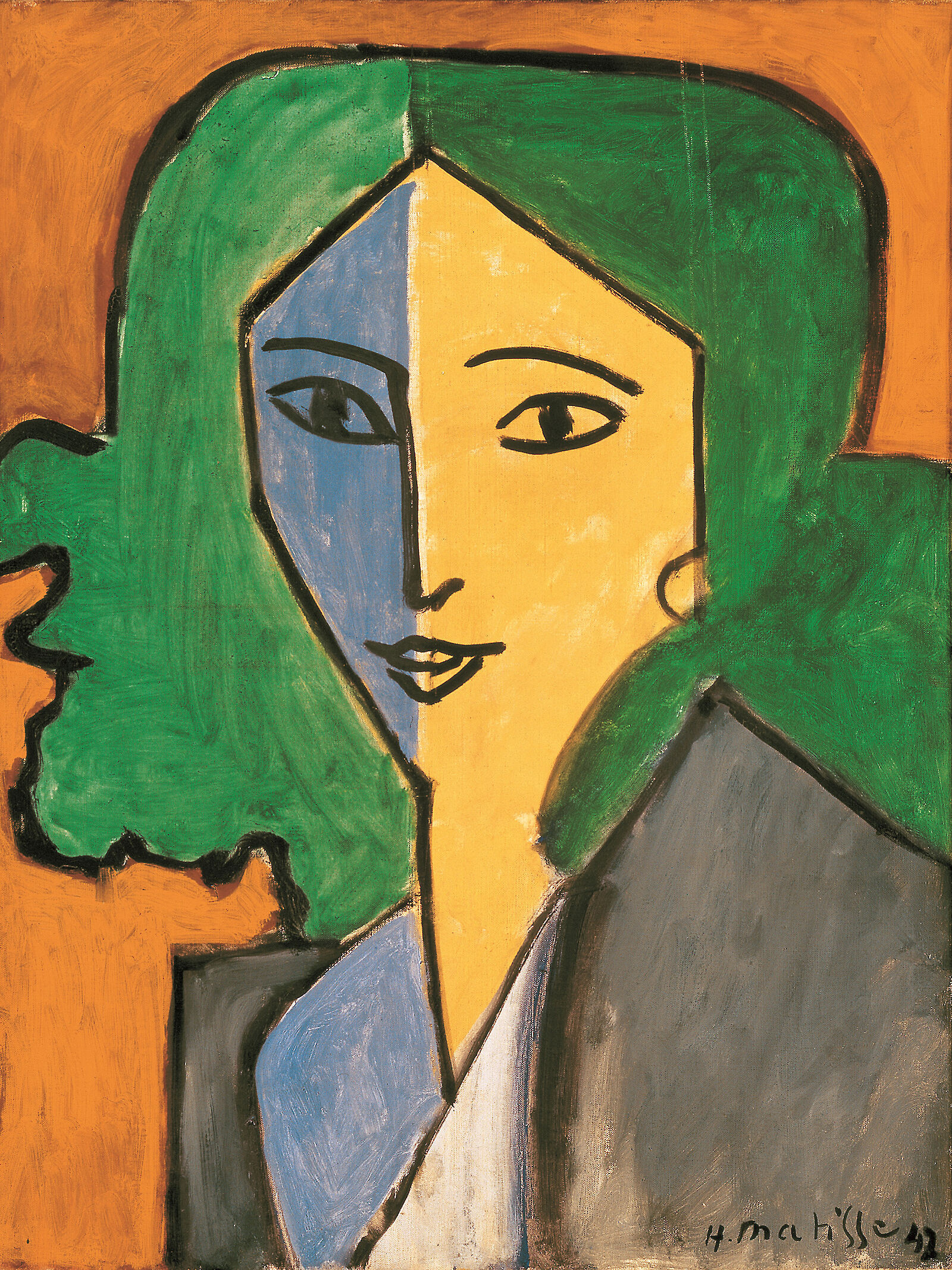 Portrait of Lydia Delectorskaya, Henri Matisse Wallpaper, 1600x2140 HD Handy