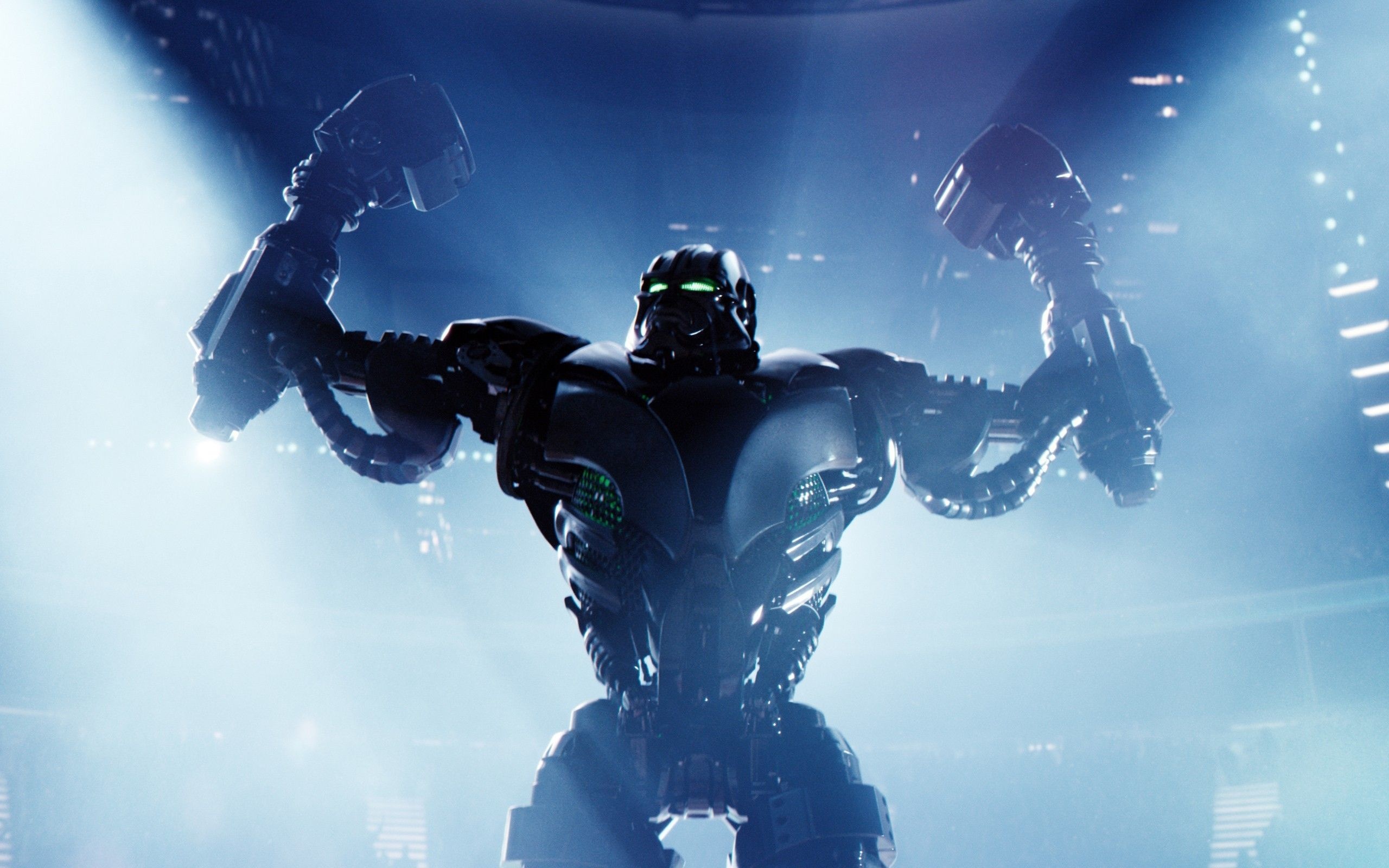 Real Steel: Sci-fi action drama, Directed by Shawn Levy. 2560x1600 HD Wallpaper.