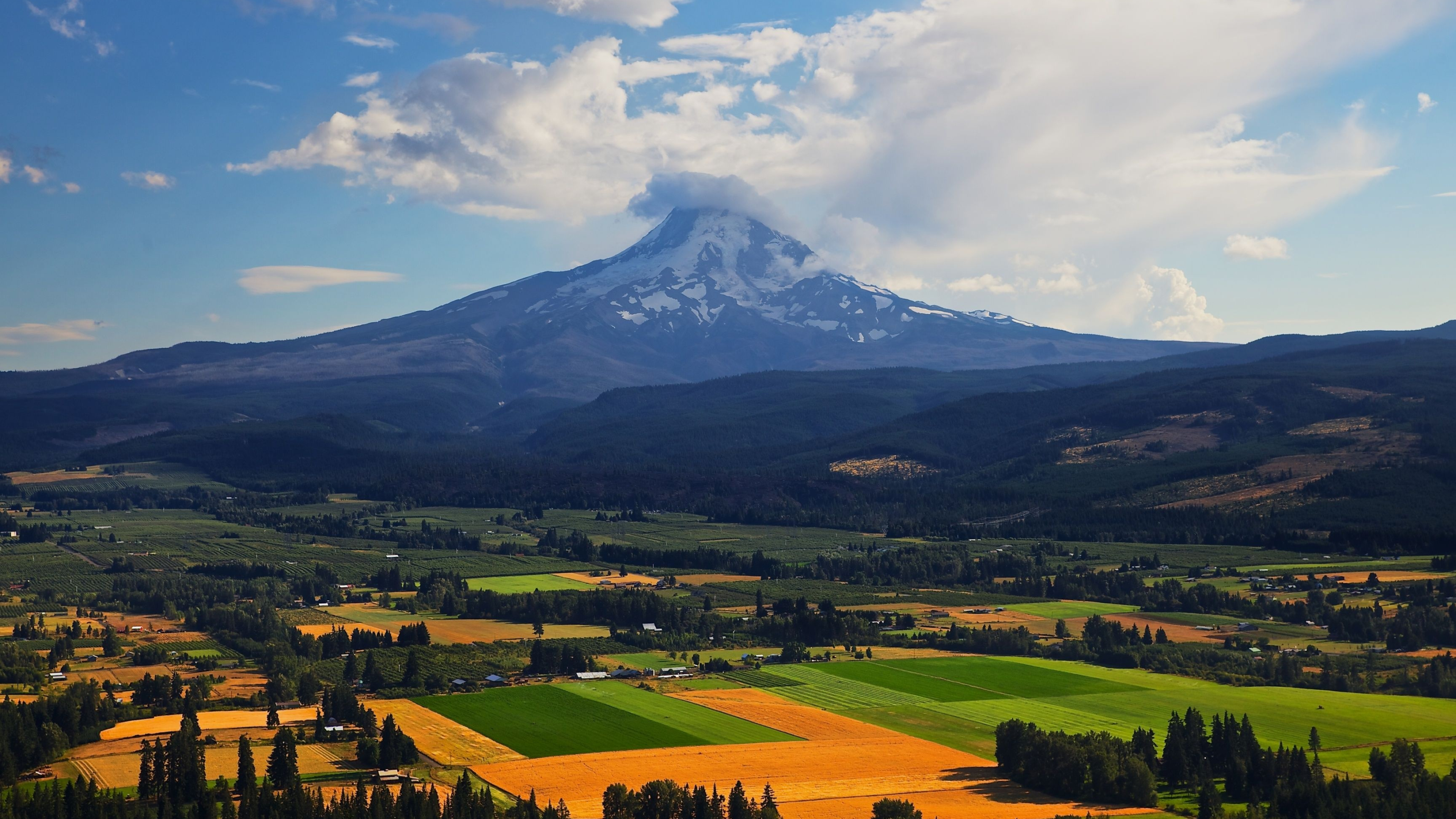 Mount Hood, Oregon, Travels, 4K Oregon wallpapers, Backgrounds, 3840x2160 4K Desktop