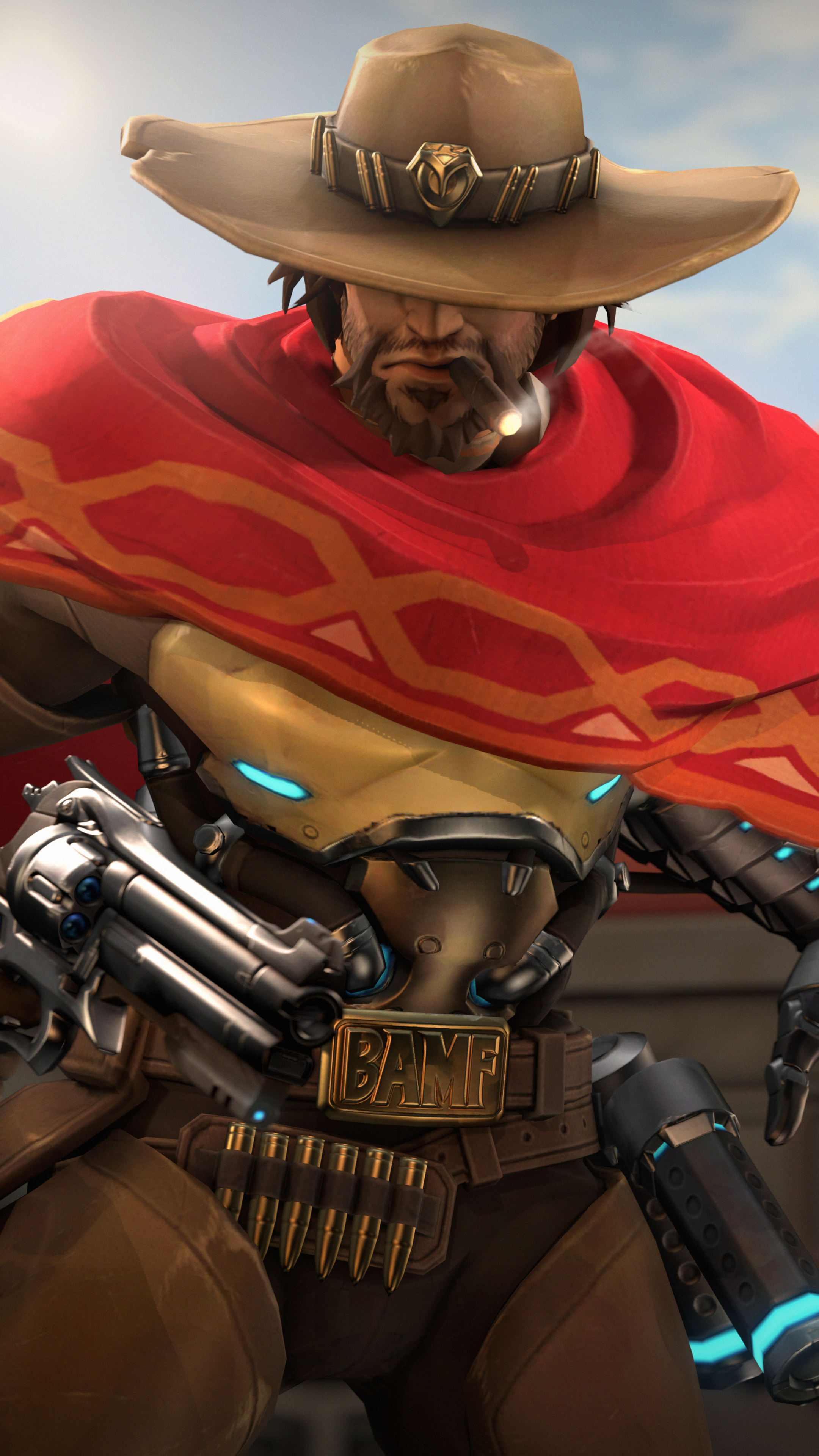 McCree, 5K Sony Xperia wallpapers, Breathtaking visuals, Immersive experience, 2160x3840 4K Phone