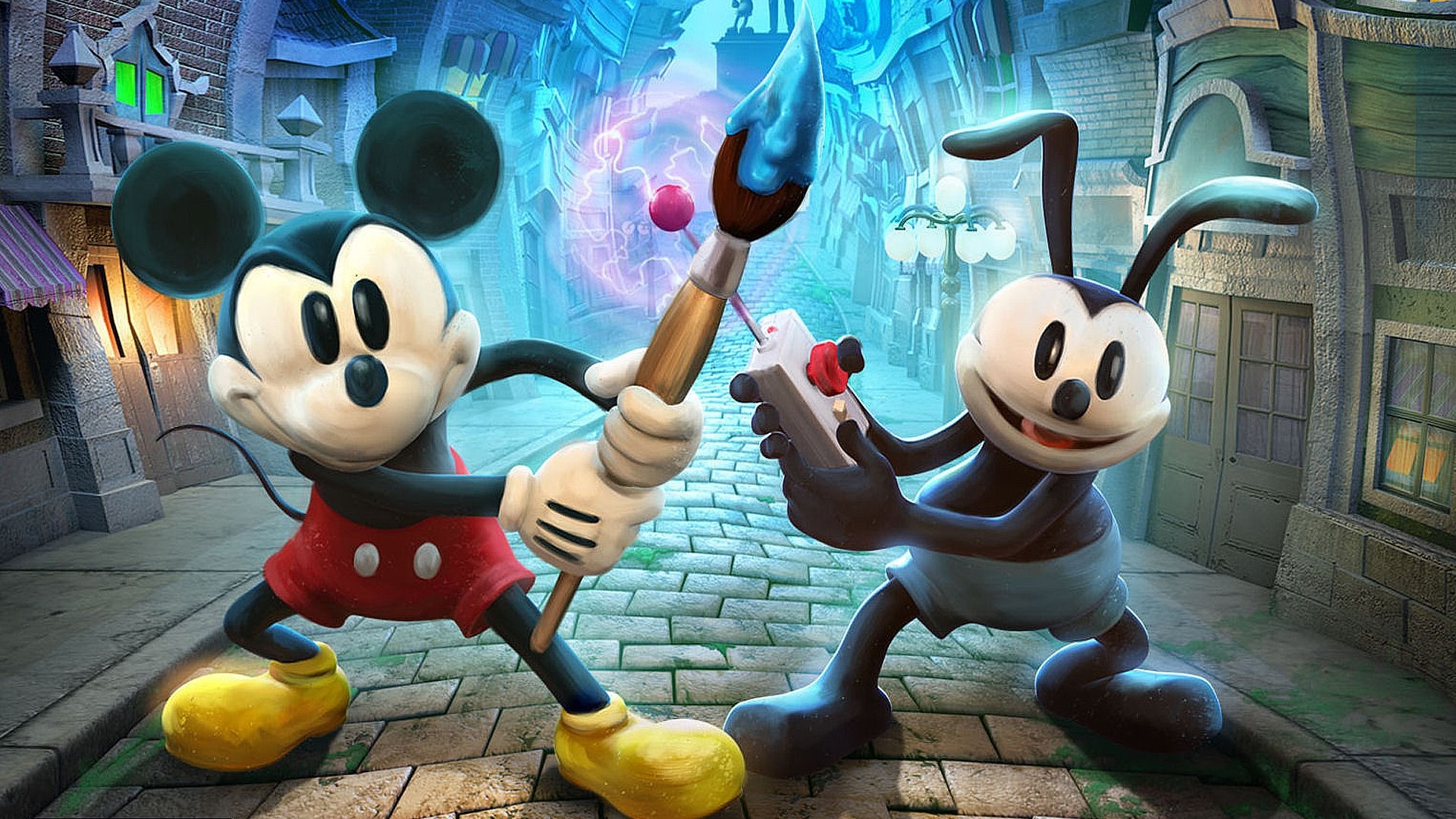 Oswald the Lucky Rabbit, Epic Mickey 2, Download wallpapers, Epic background, 1920x1080 Full HD Desktop