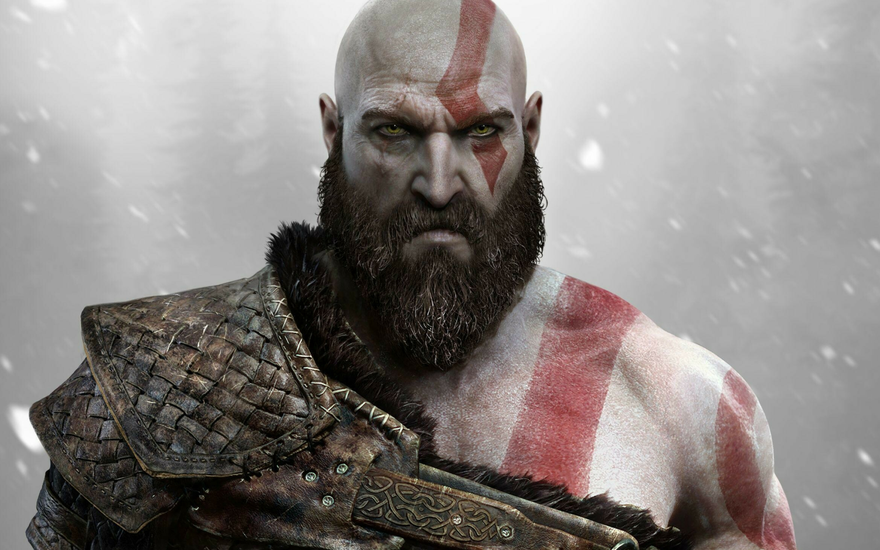 God of War: The incredible superhuman god-like power and combat skills, The Marked Warrior. 2880x1800 HD Background.