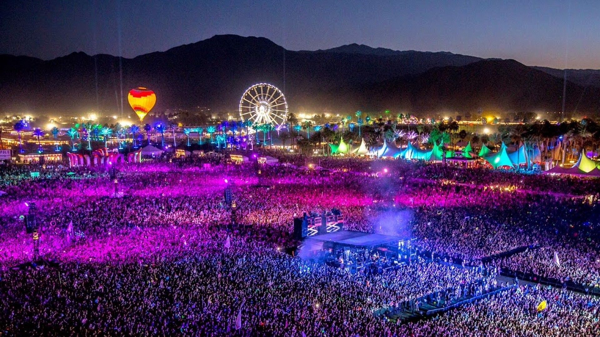 Coachella: A music festival that started in the late 90s, USA. 1920x1080 Full HD Wallpaper.