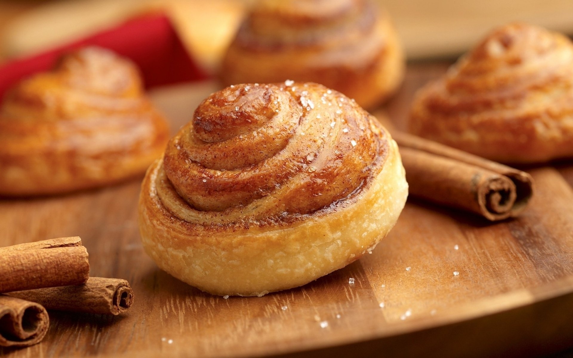 Cinnamon roll: Dessert, The distinctive aroma and warm, comforting flavor. 1920x1200 HD Background.