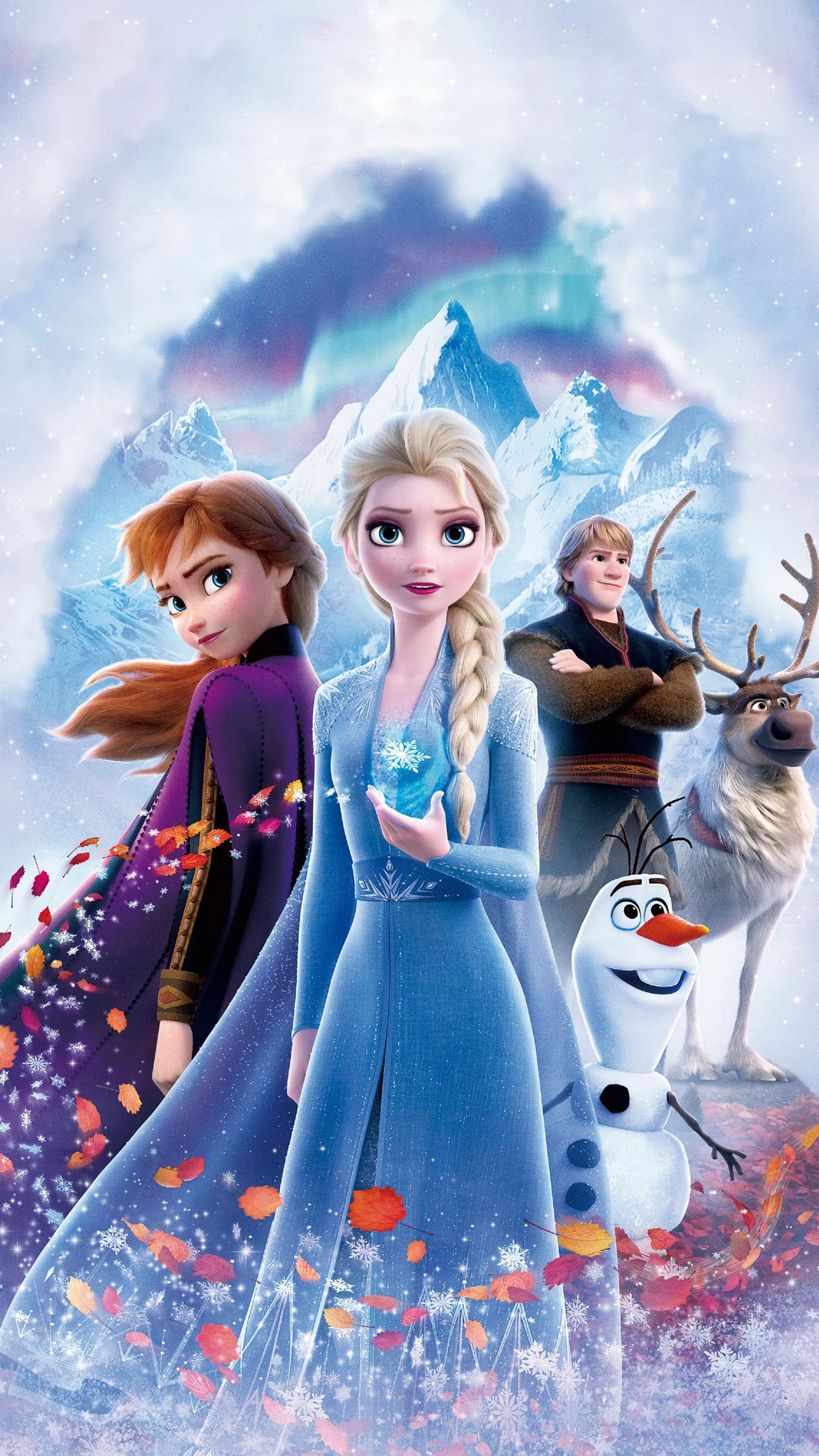 Frozen 2 poster, Movie wallpaper, 2160x3840 4K Phone
