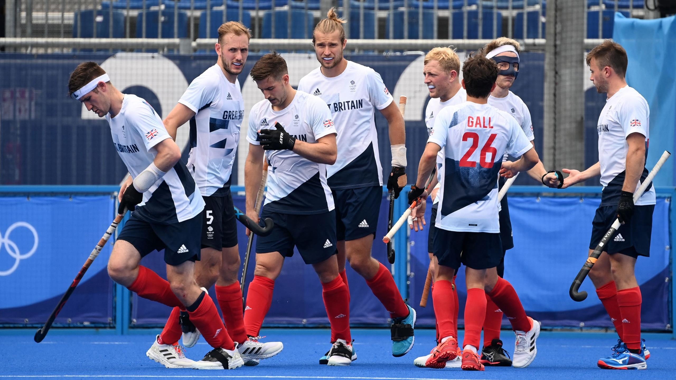 Field Hockey: The Great Britain men's national team at the 2020 Tokyo Summer Olympic Games. 2560x1440 HD Wallpaper.