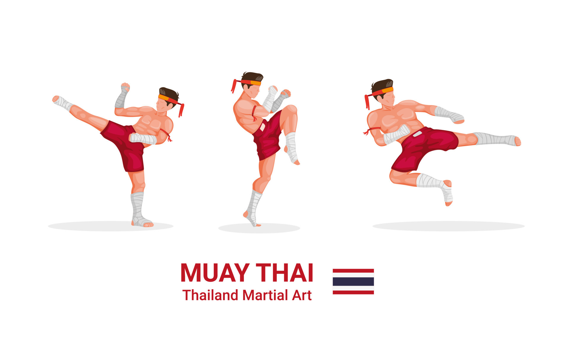 Muay Thai: Thai boxing poster, A combat sport that uses stand-up striking along with various clinching techniques. 1920x1140 HD Wallpaper.