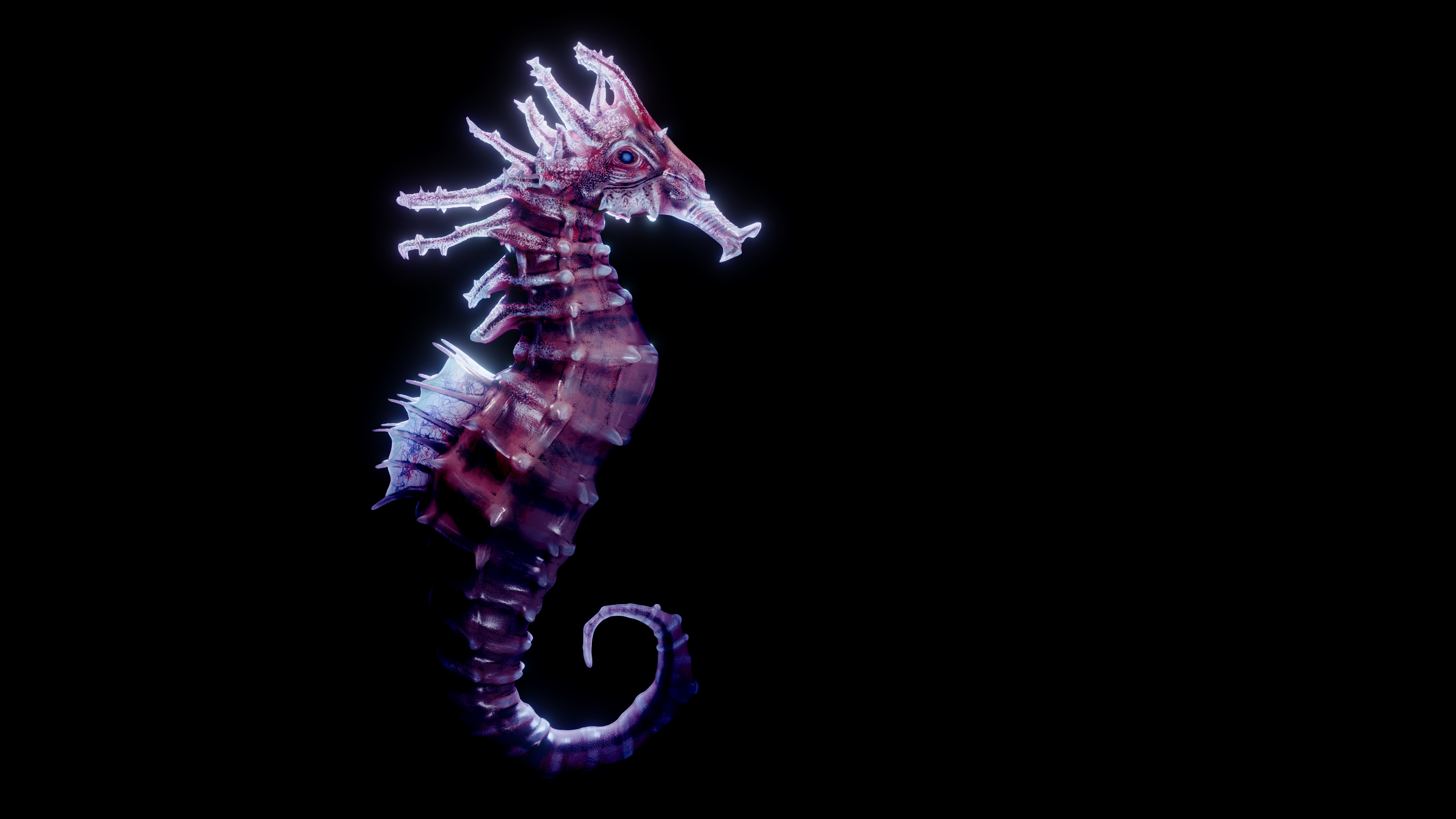 Sea dragon artwork, Mythical creature, Artistic rendition, Imaginative masterpiece, 3840x2160 4K Desktop
