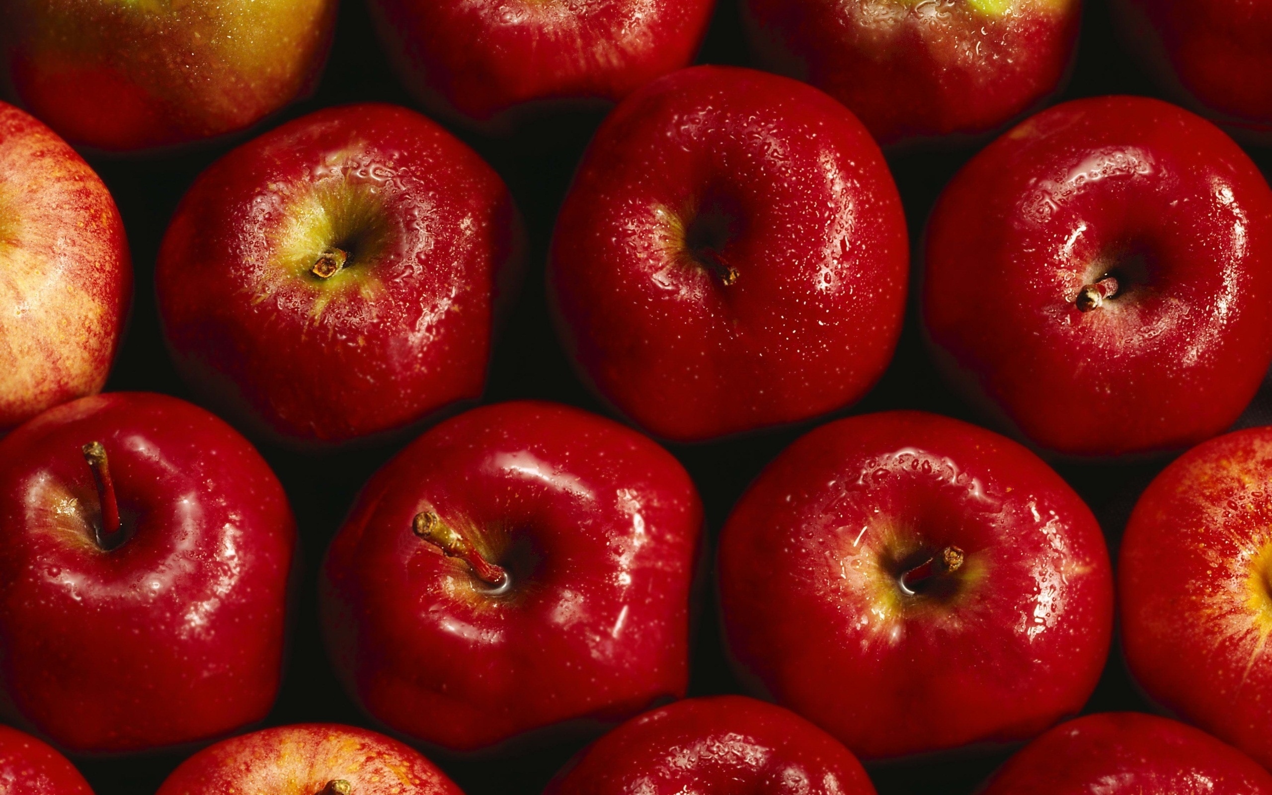 Apple (Fruit): Sometimes used as an ingredient in savory foods, such as sausage and stuffing. 2560x1600 HD Background.