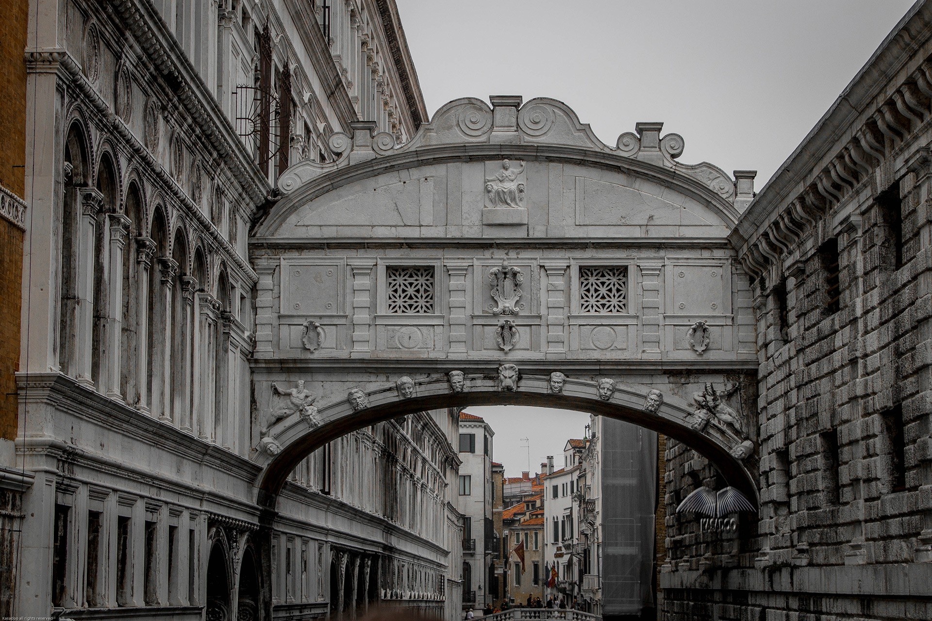 Ponte dei Sospiri, die berühmte Seufzerbrücke in Venedig, 1920x1280 HD Desktop