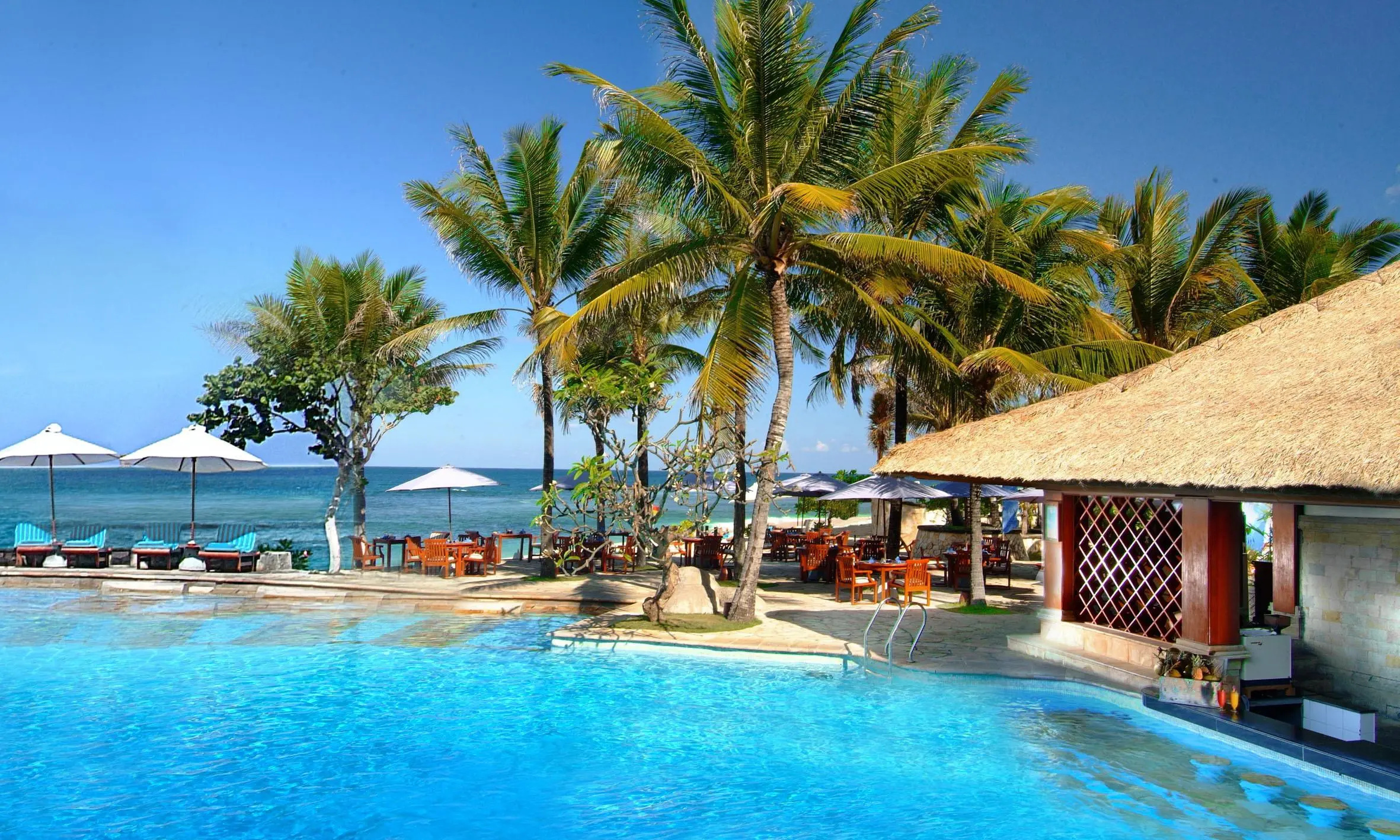 Bali beachfront, Cultural treasures, Gastronomic delights, Island enchantment, 2370x1420 HD Desktop