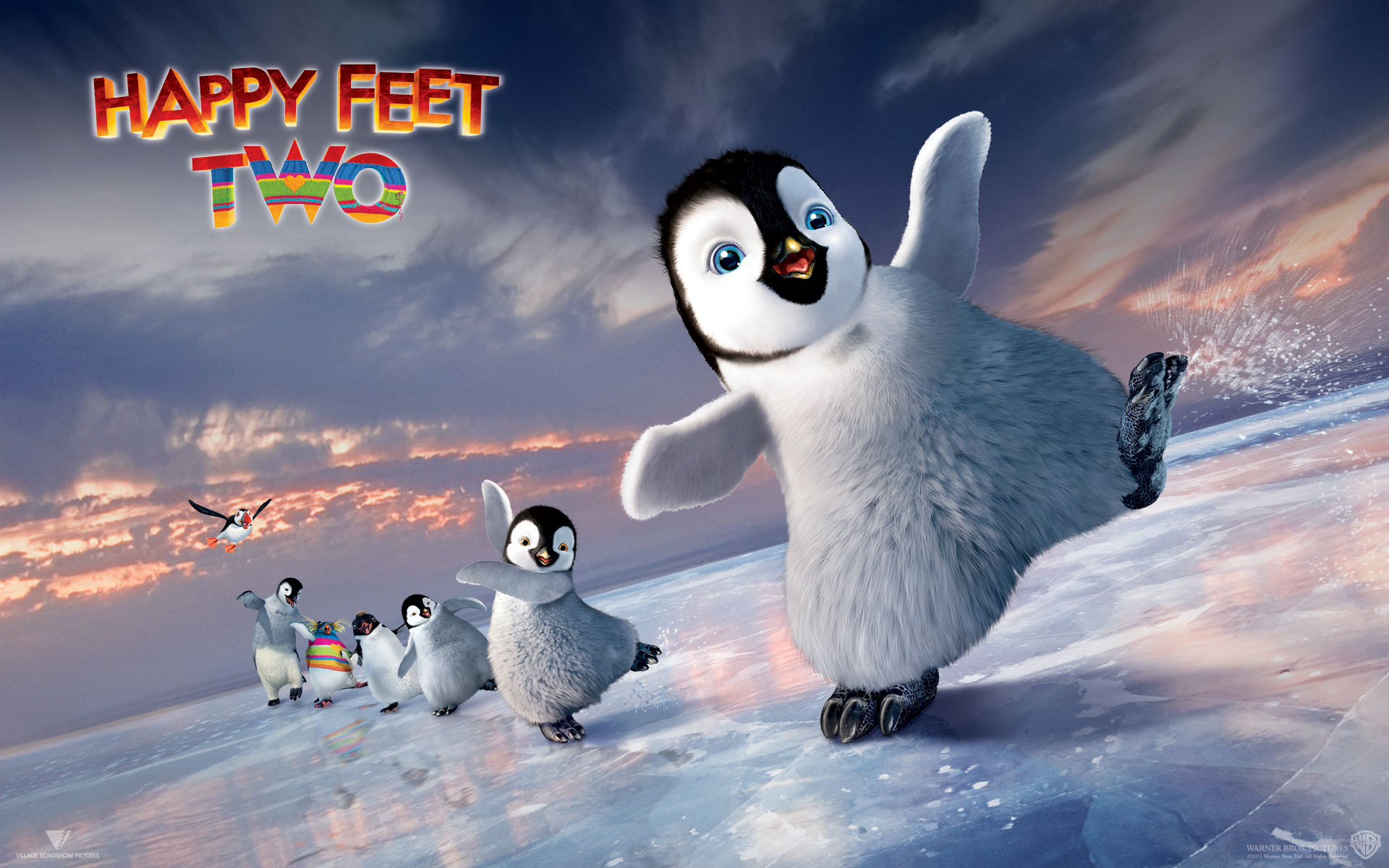 Happy Feet wallpaper, Adorable penguins, Snowy adventure, 1920x1200 HD Desktop
