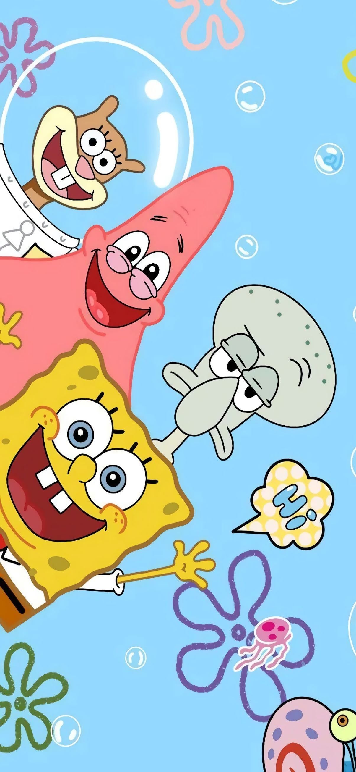 Squidward, Bob Esponja, Animation, Cartoon character, 1210x2610 HD Phone