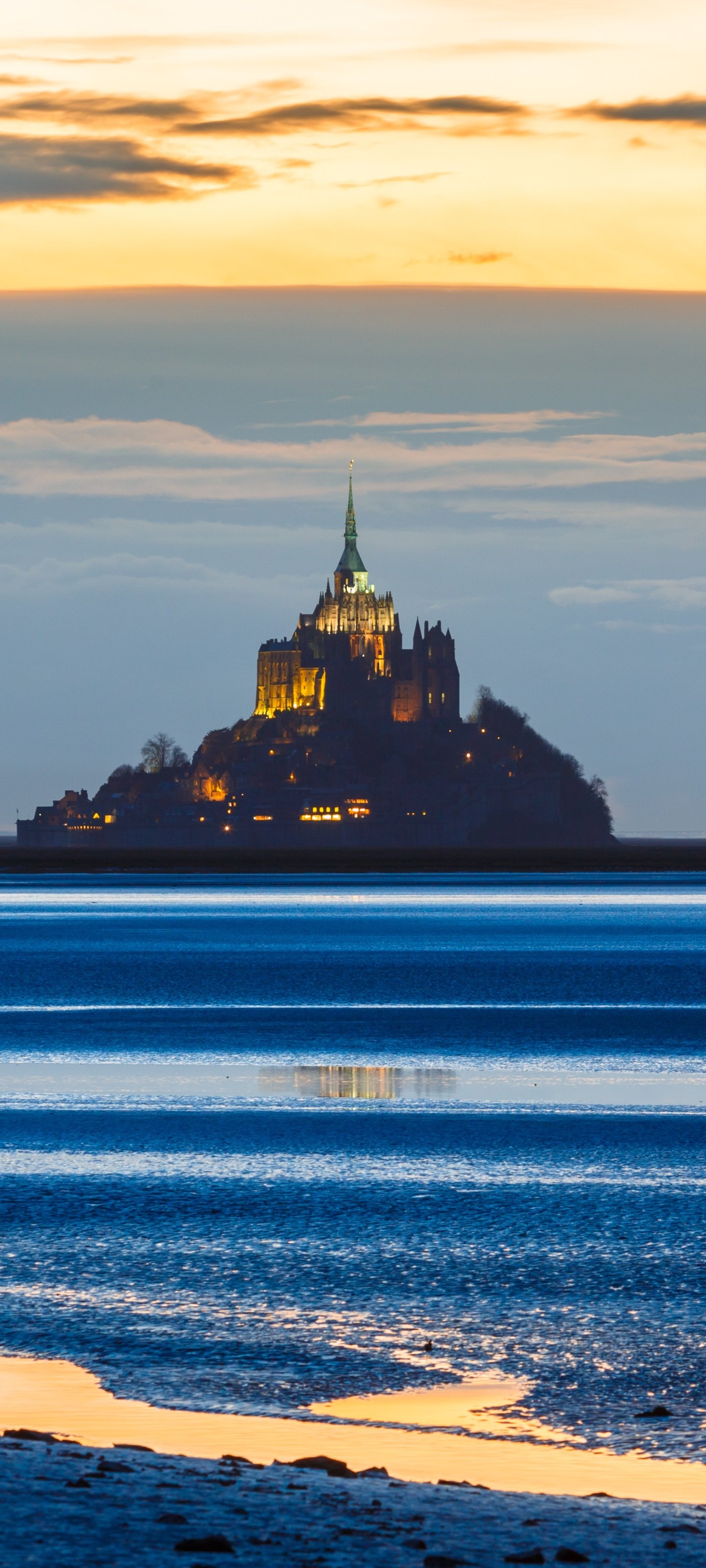 Mont Saint Michel, Travels, Religious, Island, 1440x3200 HD Handy