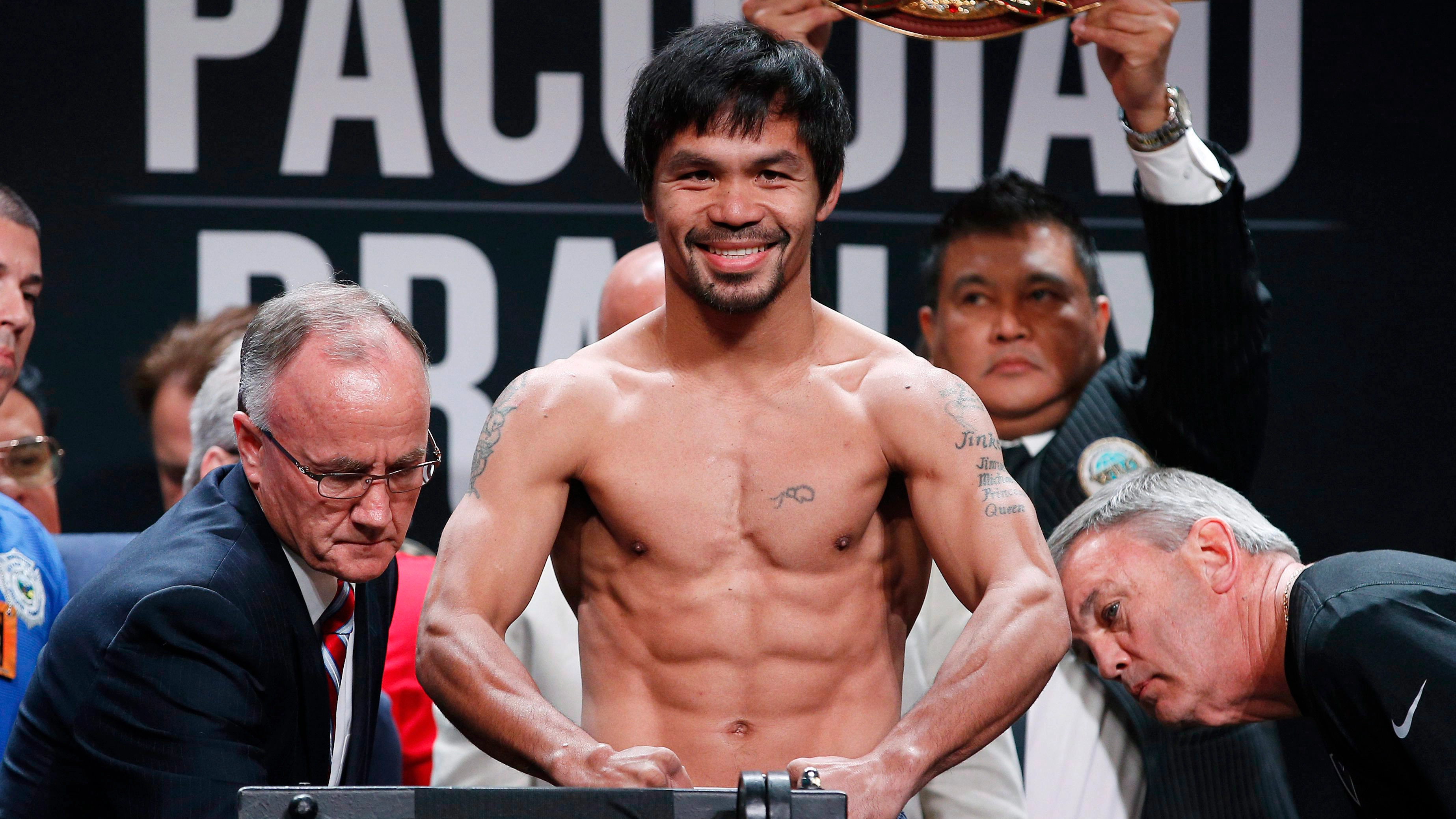 Boxer Manny Pacquiao, Admits past drug use, Candid confession, Personal struggles, 3700x2080 HD Desktop
