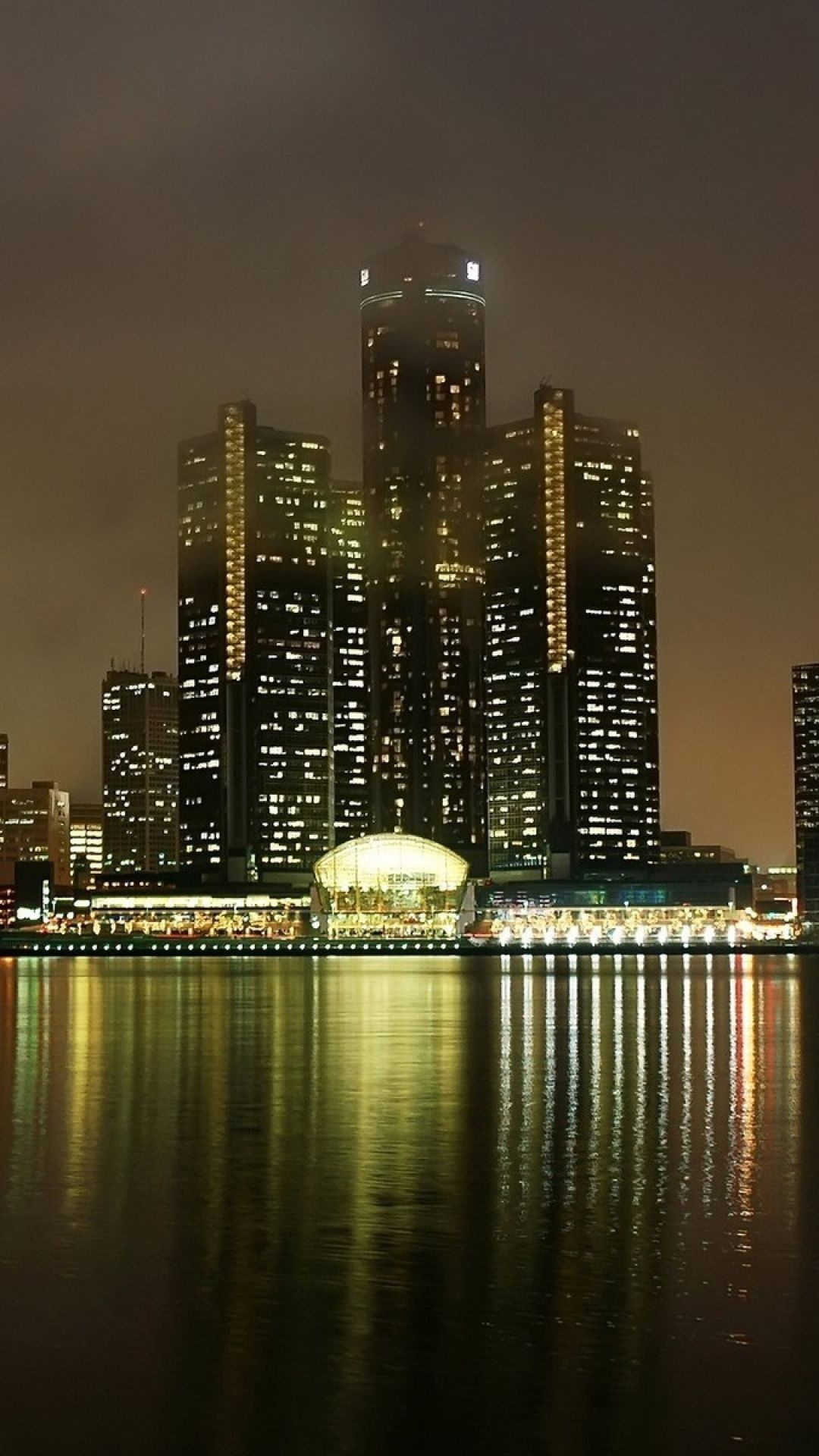 Detroit skyline, Beautiful photos ideas, Annie Leibovitz photography, Charming views, 1080x1920 Full HD Handy