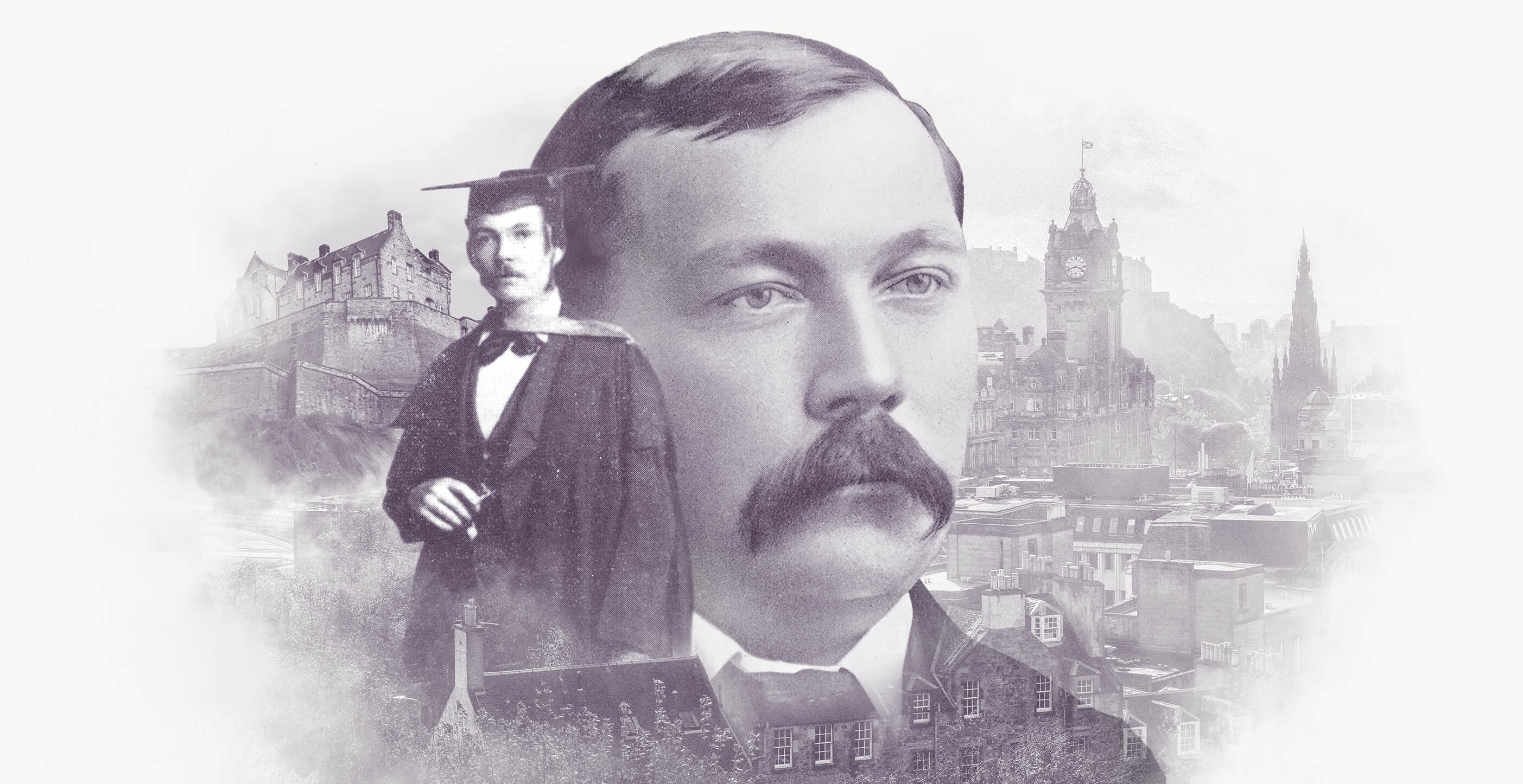 Arthur Conan Doyle, doctor and physician, Official family estate website, 2810x1450 HD Desktop