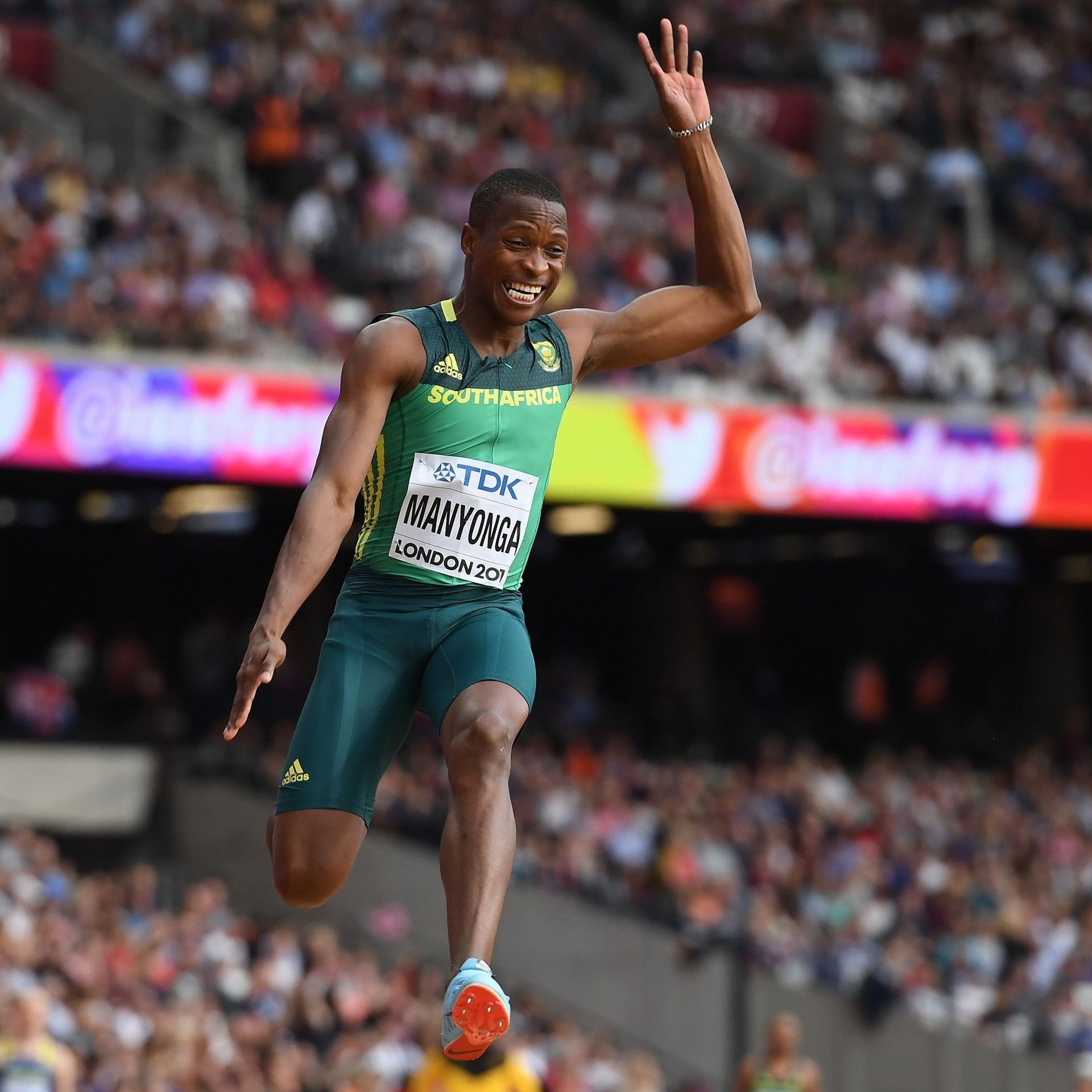 Luvo Manyonga, Remarkable long jump, Sacrifices and success, Soaring achievements, 1920x1920 HD Phone