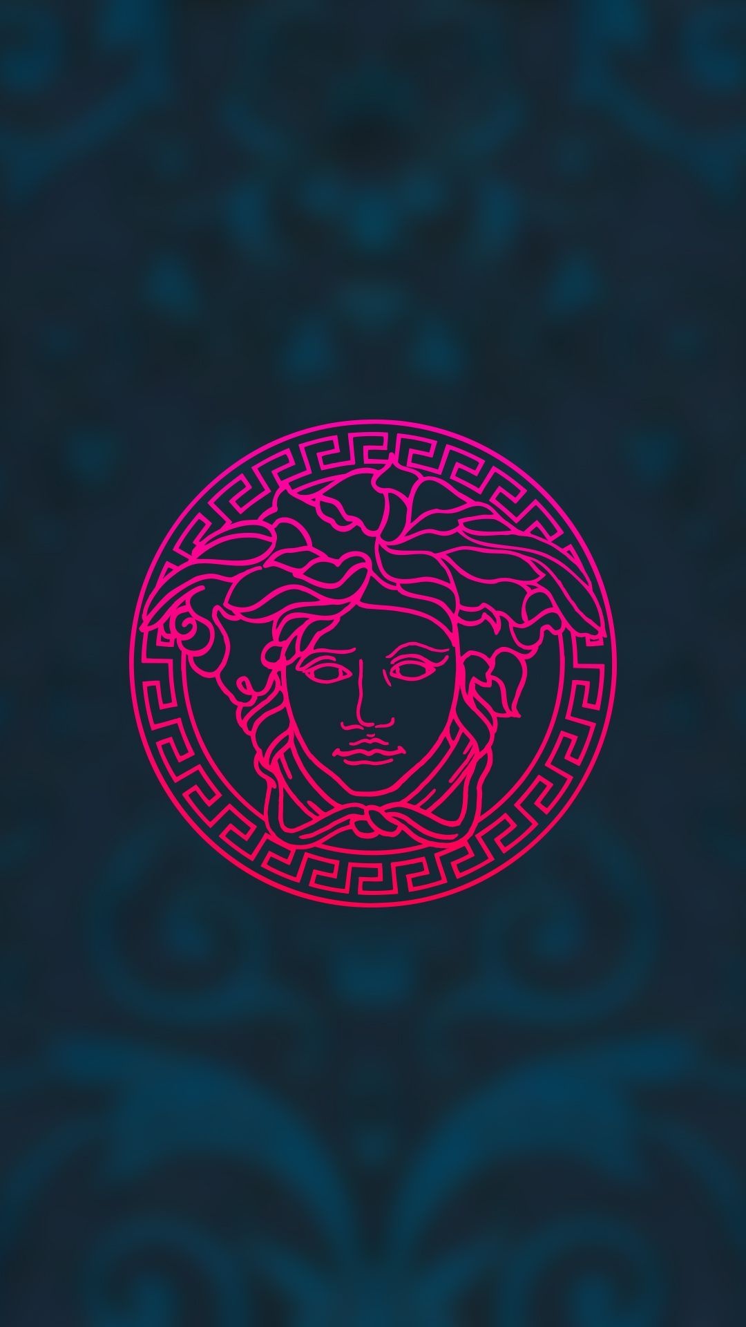Versace: Medusa, One of the most known logos from the fashion world. 1080x1920 Full HD Wallpaper.