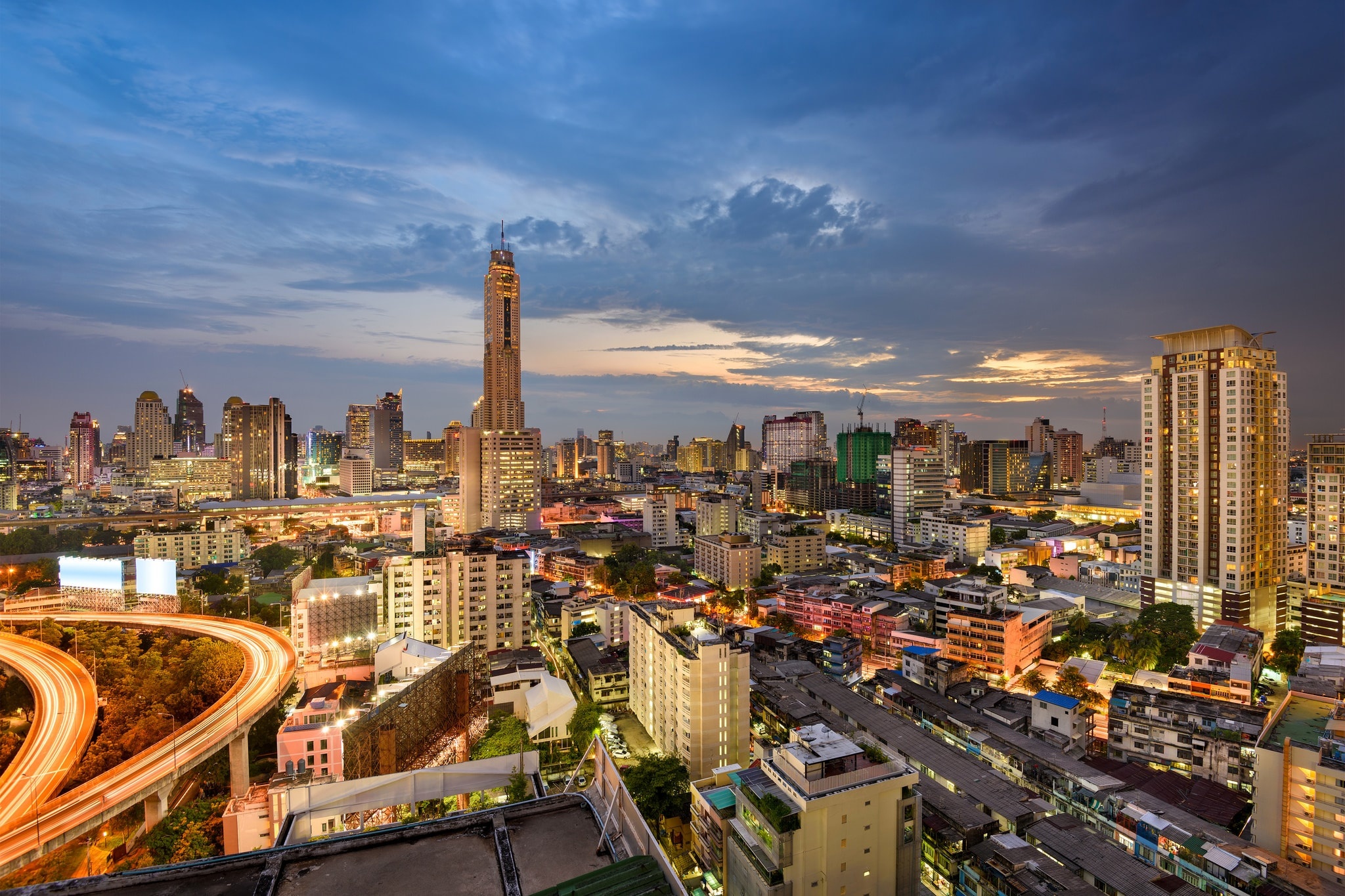Bangkok skyline, Best views, Bangkok's skyline, 2050x1370 HD Desktop