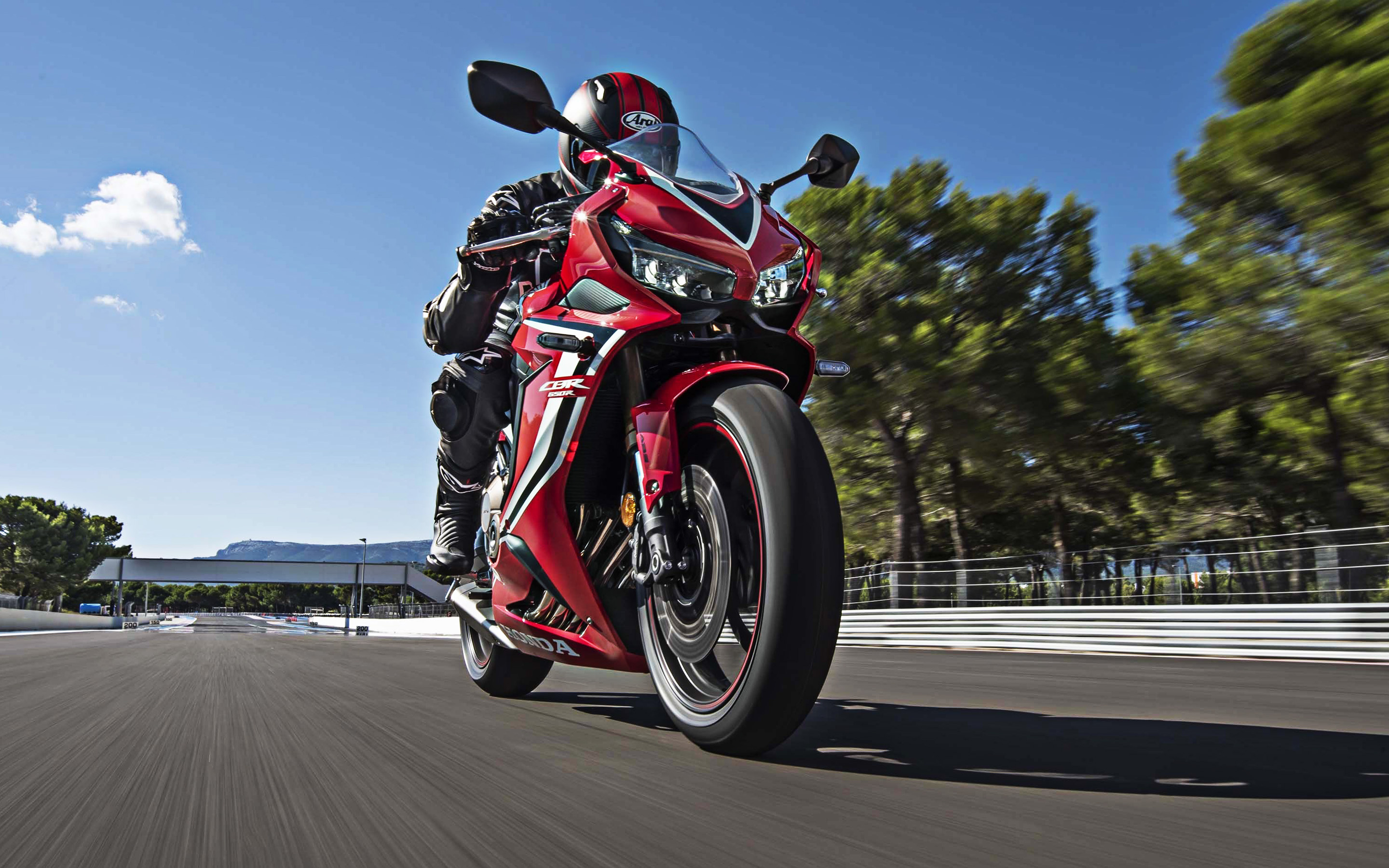 Honda CBR650R, 2019 front view, race bike, speed and adrenaline, 2880x1800 HD Desktop