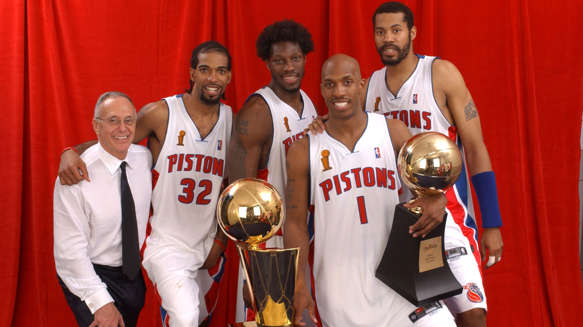 Pistons' top moments, NBA championship, 2004, Shocked the world, 1920x1080 Full HD Desktop