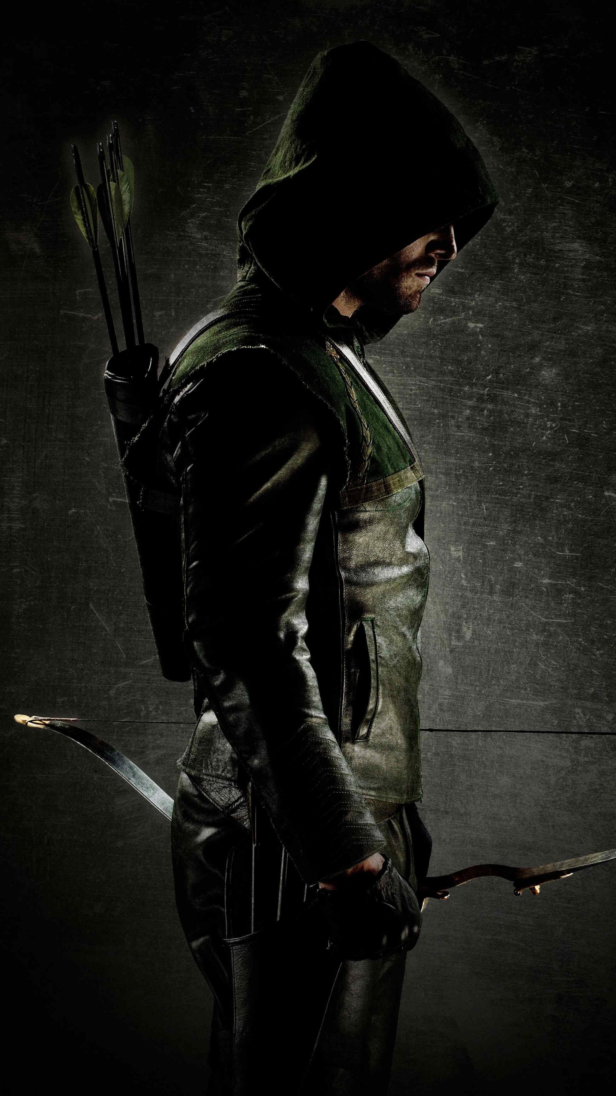 Arrow (TV Series), Oliver Queen as Green Arrow, Sony Xperia wallpapers, 4K, 2160x3840 4K Handy