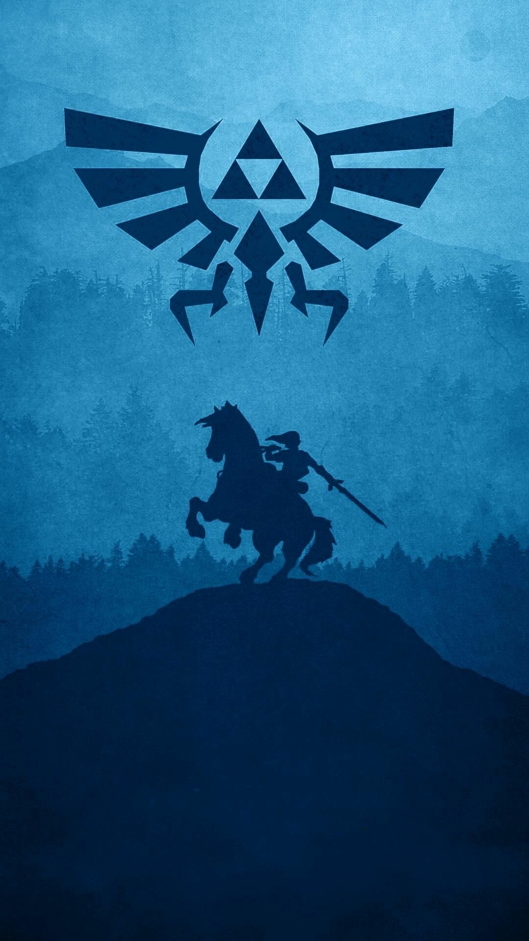 The Legend of Zelda: Video game series developed and published by Nintendo. 1080x1920 Full HD Background.