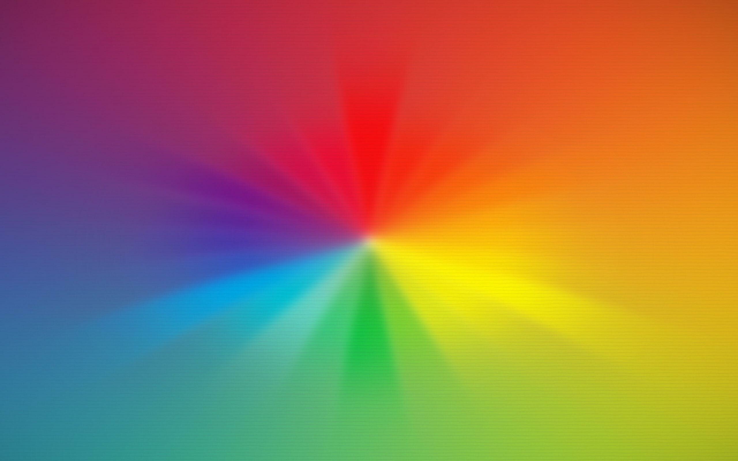 Rainbow Colors: Tints and shades, Vector drawing, Gradient. 2560x1600 HD Wallpaper.