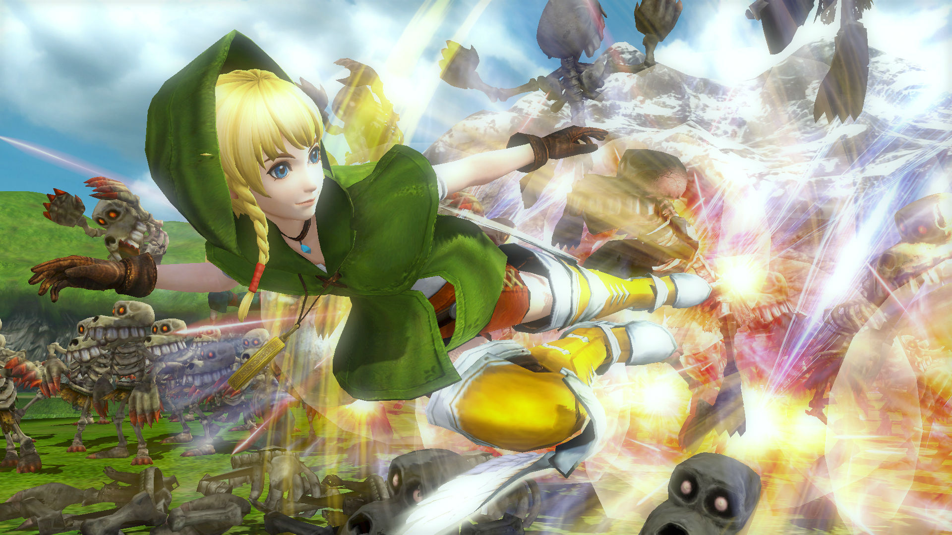 Hyrule Warriors, Switch screenshots, Official site, Action-packed gameplay, 1920x1080 Full HD Desktop
