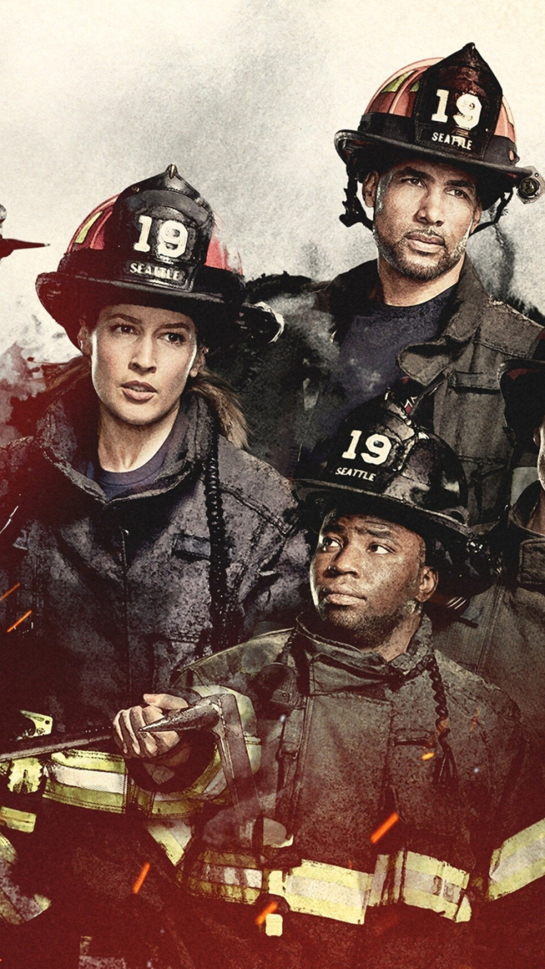 Station 19 TV Series, Action-packed drama, Gripping events, Compelling storytelling, 1080x1920 Full HD Phone
