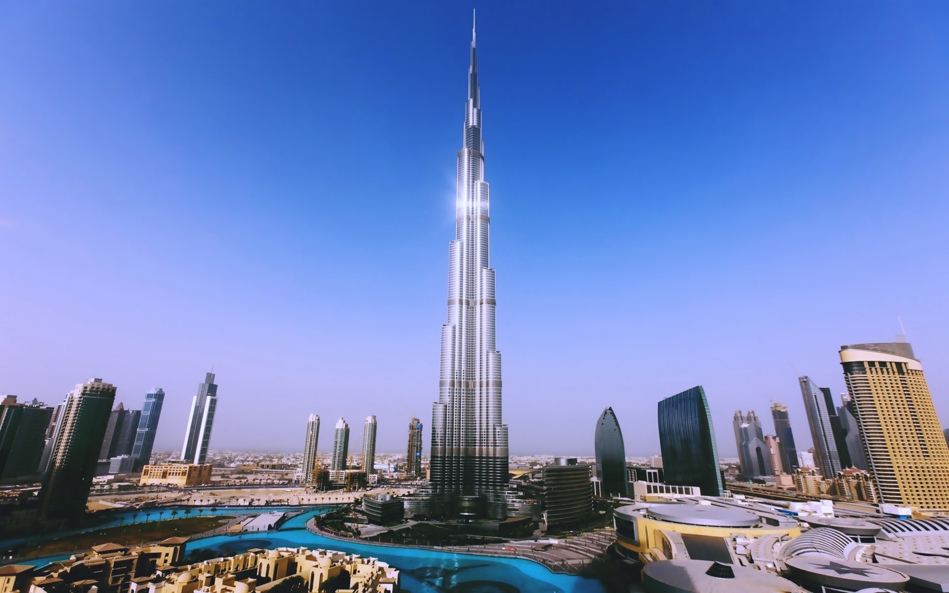 Burj Khalifa, Dubai skyline, Iconic architecture, Travel destination, 1920x1200 HD Desktop