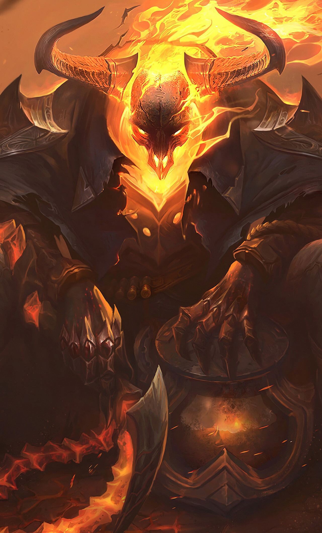 League of Legends, High noon monster, Game wallpaper, IPhone 6 Plus, 1280x2120 HD Phone