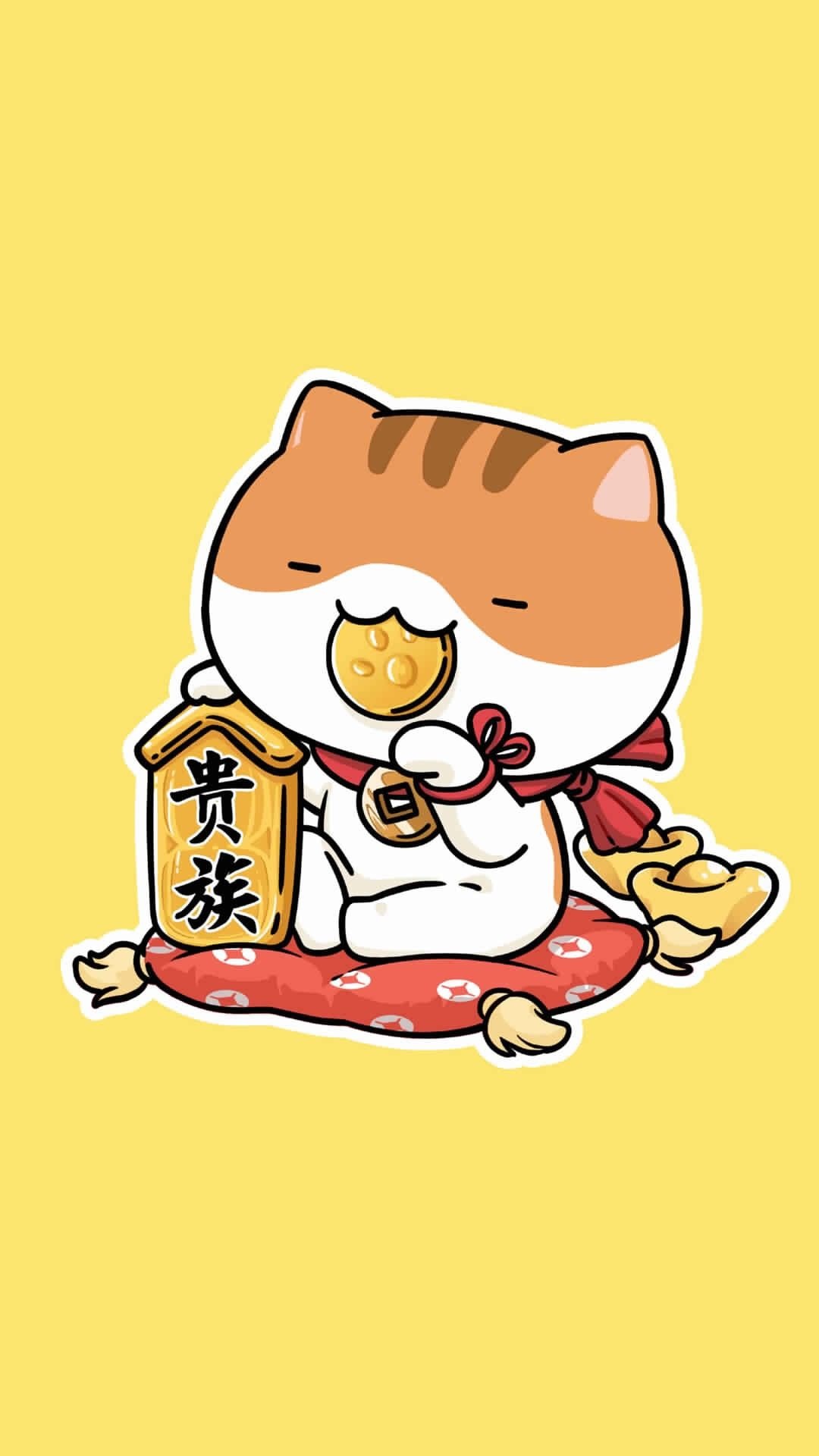 Japanese Lucky Cat, Maneki neko ideas, Lucky cat, Neko, 1080x1920 Full HD Phone