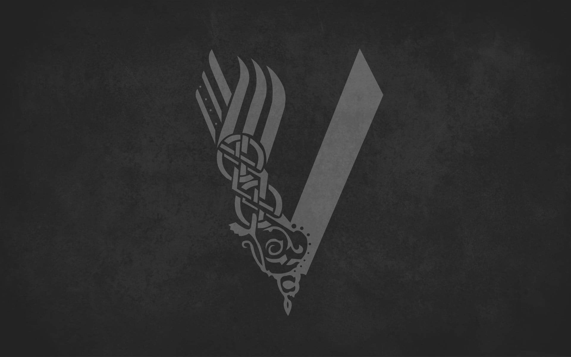 Vikings TV Series, Minimalistic design, Viking logo, Striking visuals, 1920x1200 HD Desktop