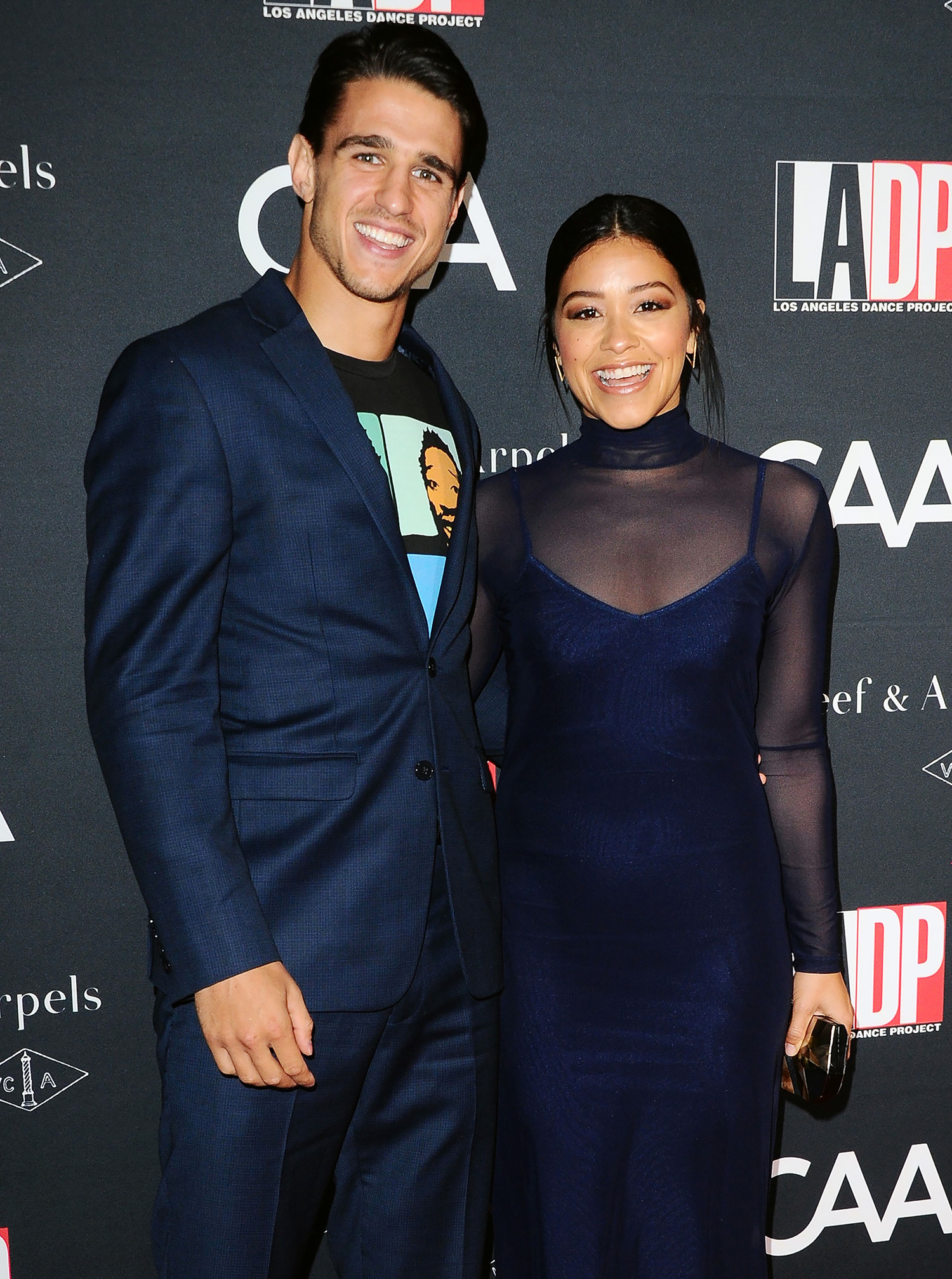 Gina Rodriguez: Rodriguez's boyfriend Joe LoCicero, An actor whose credits include The Bold and the Beautiful and Just Swipe. 1500x2020 HD Wallpaper.