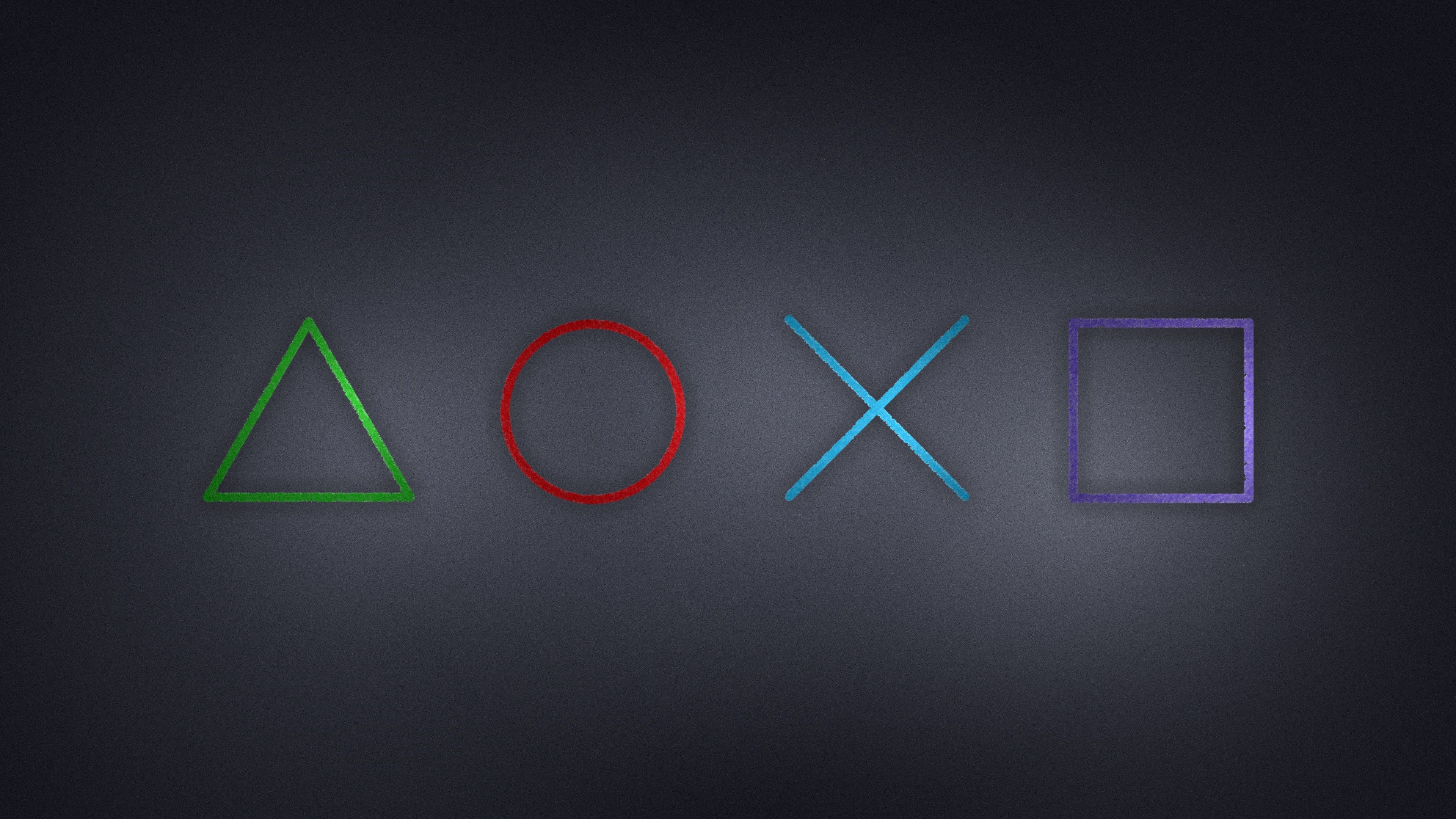 The PlayStation: PS, A home video game console, Sony. 3840x2160 4K Background.