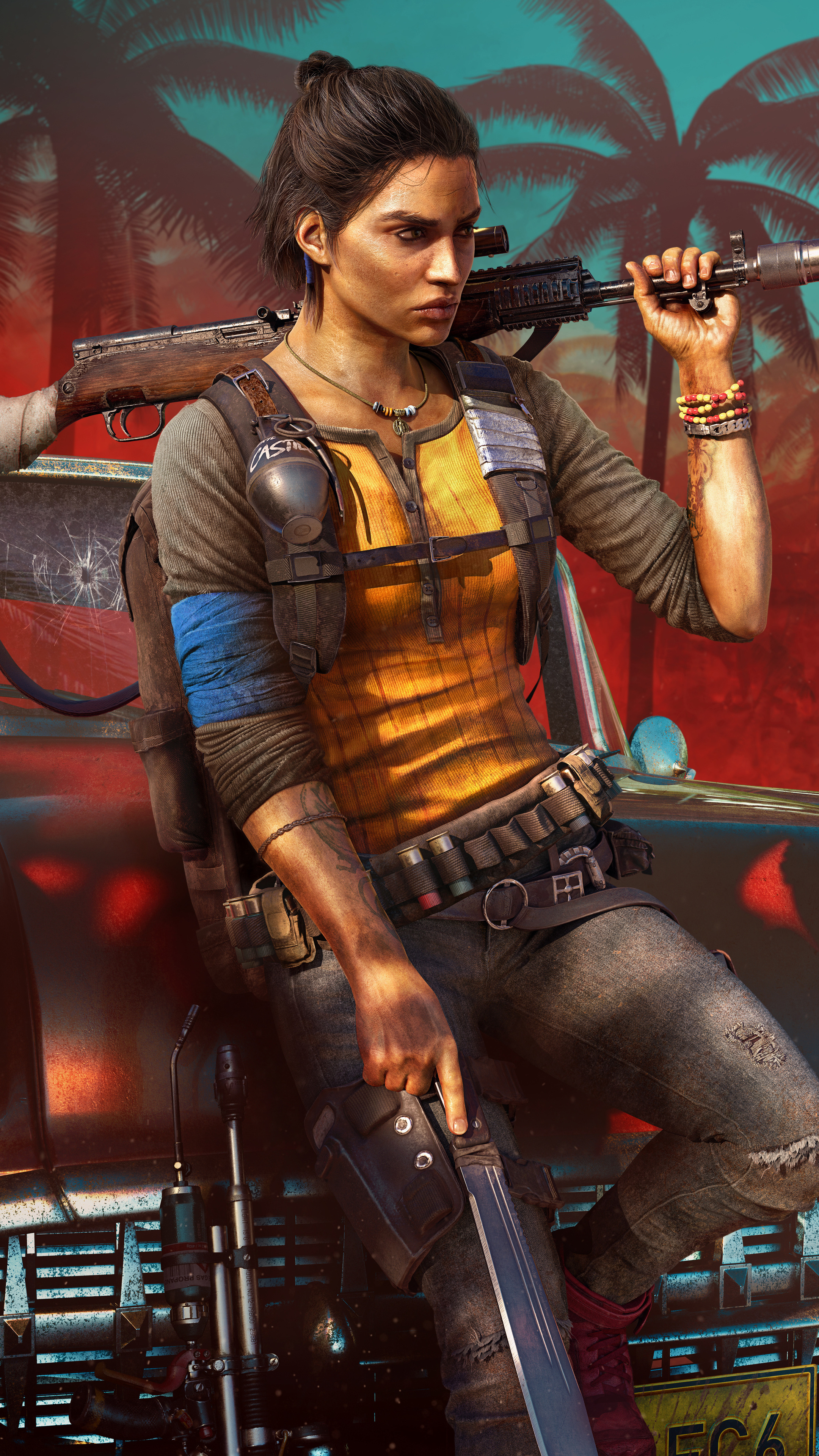 Far Cry 6, Dani female protagonist, Unique character design, Memorable presence, 2160x3840 4K Phone