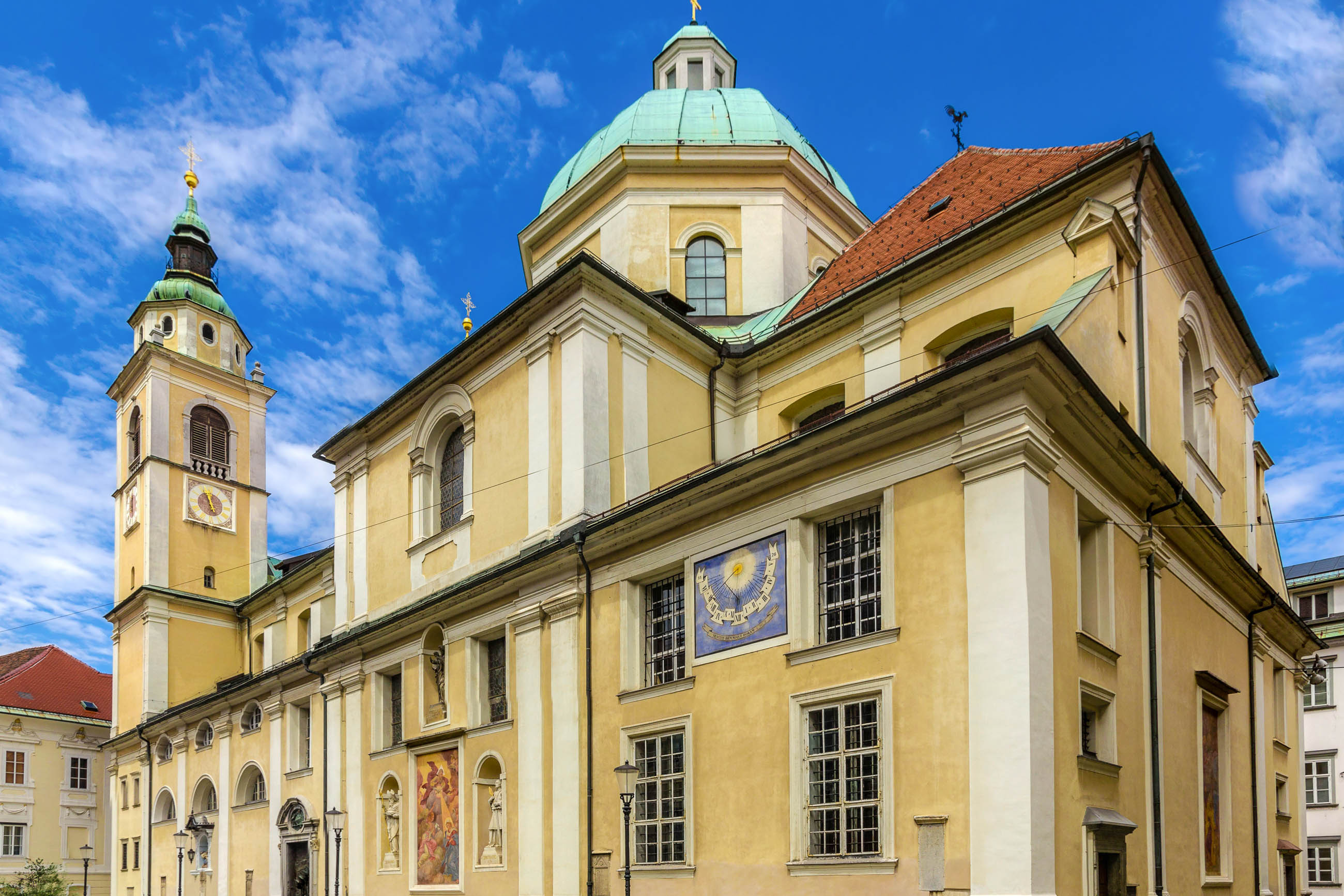 Ljubljana, Cathedral of St Nicholas, Franks travelbox, 2600x1740 HD Desktop