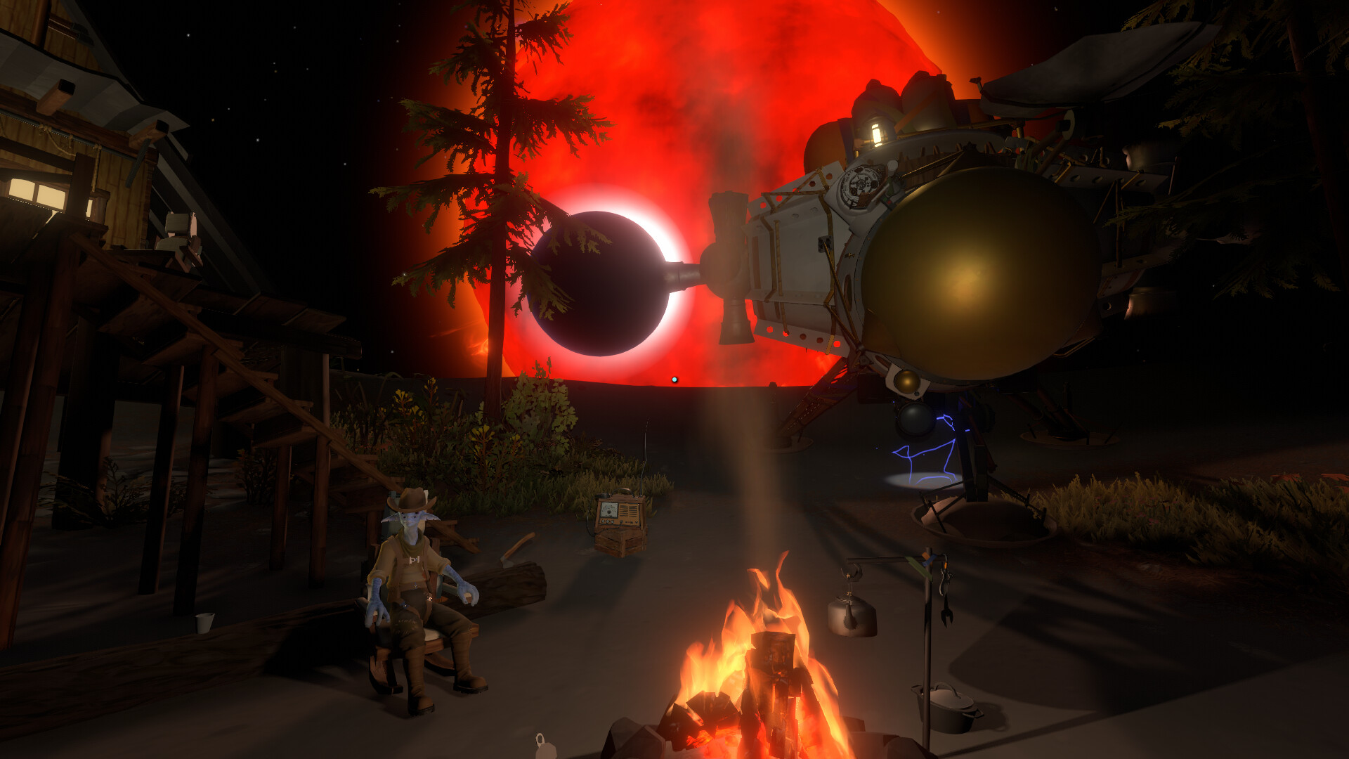 Outer Wilds: A game about interplanetary exploration. 1920x1080 Full HD Background.